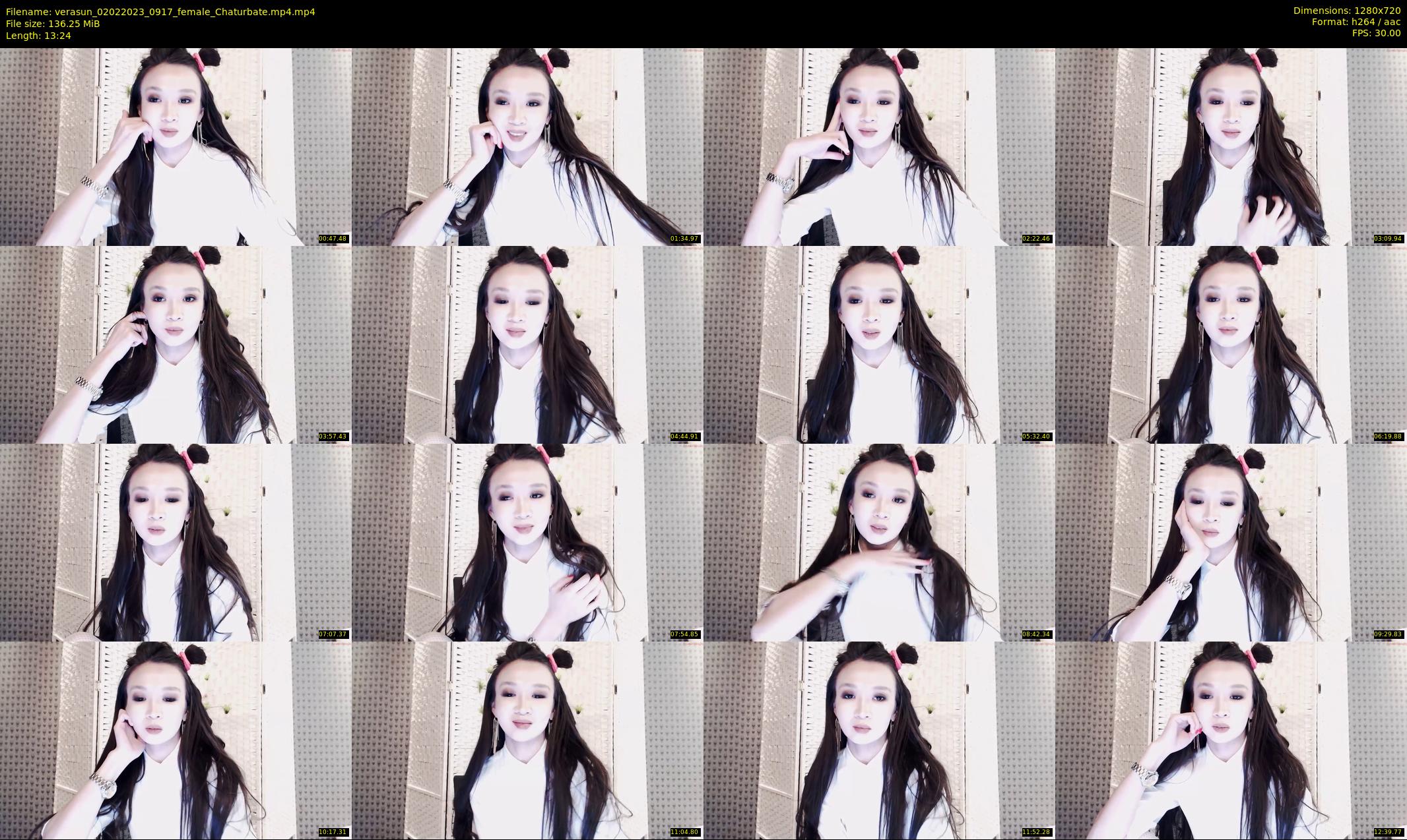 verasun — 14 minute Chaturbate female cam show recording, 720p, Feb 2, 2023