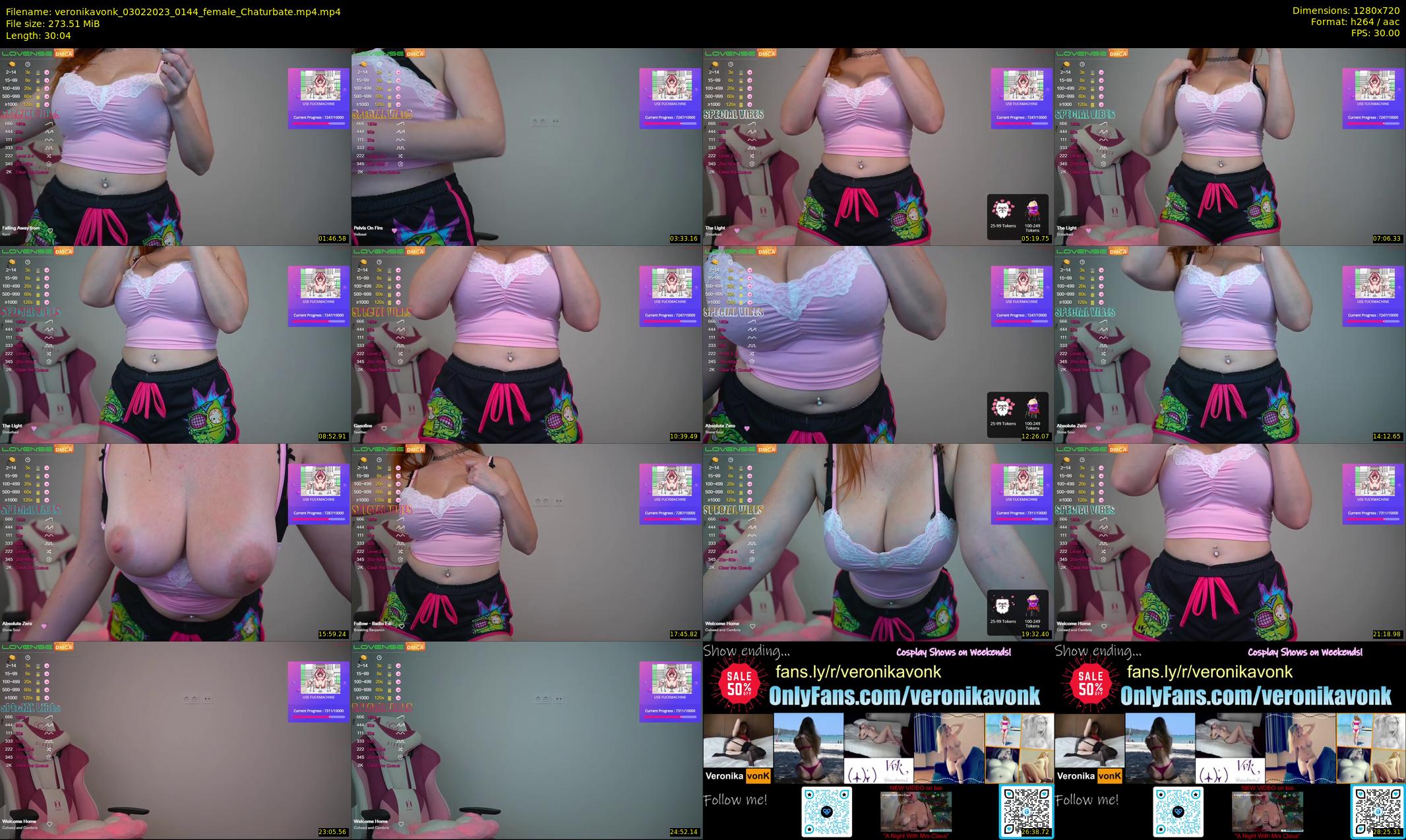 veronikavonk — 31 minute Chaturbate female cam show recording, 720p, Feb 3, 2023