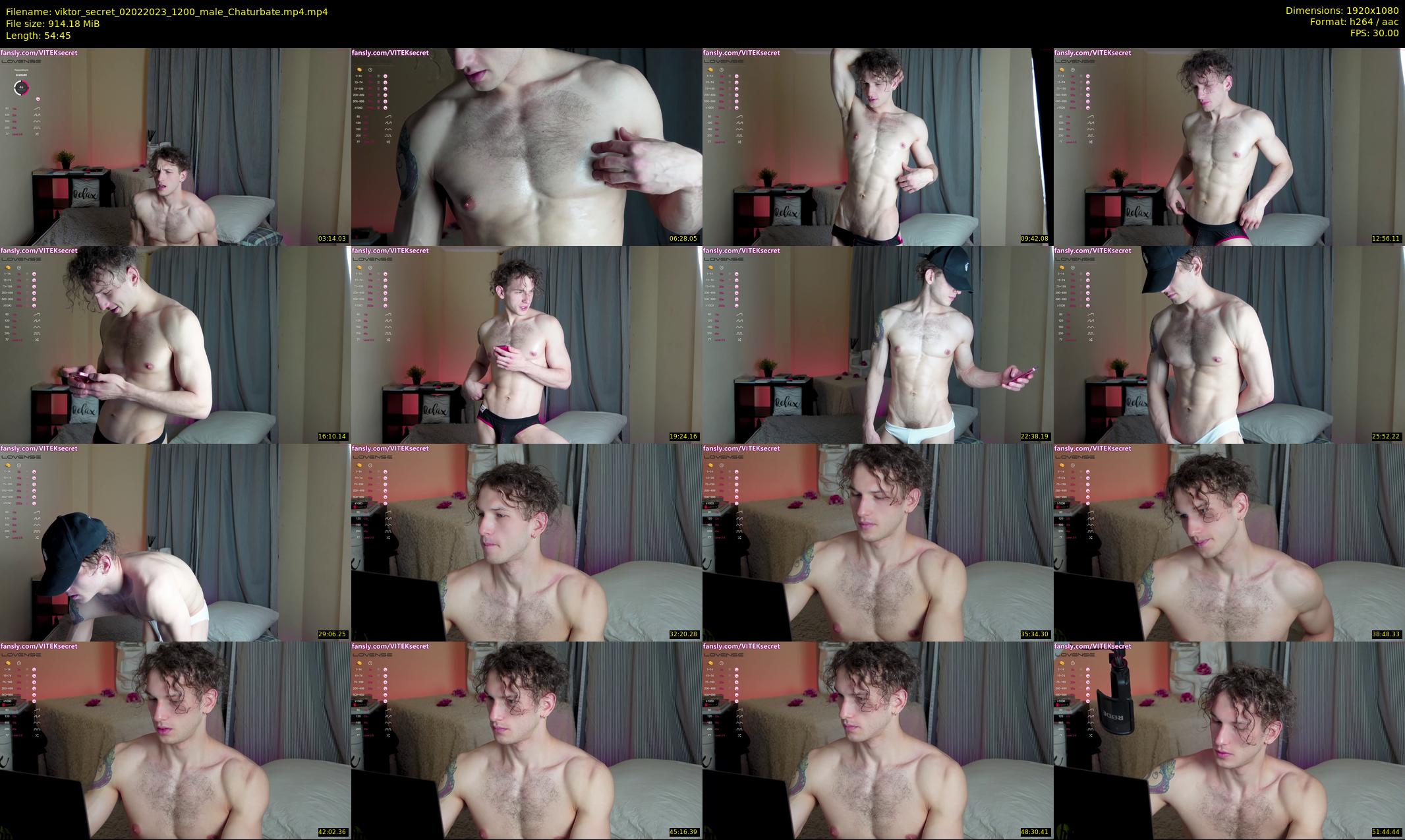 viktor_secret — 55 minute Chaturbate male cam show recording, 1080p, Feb 2, 2023