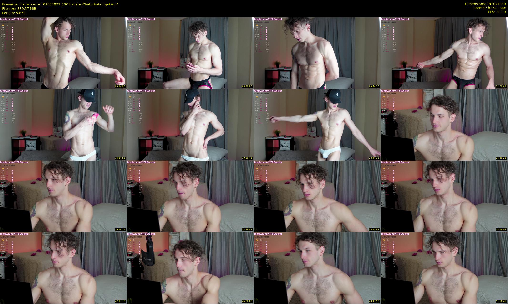viktor_secret — 55 minute Chaturbate male cam show recording, 1080p, Feb 2, 2023