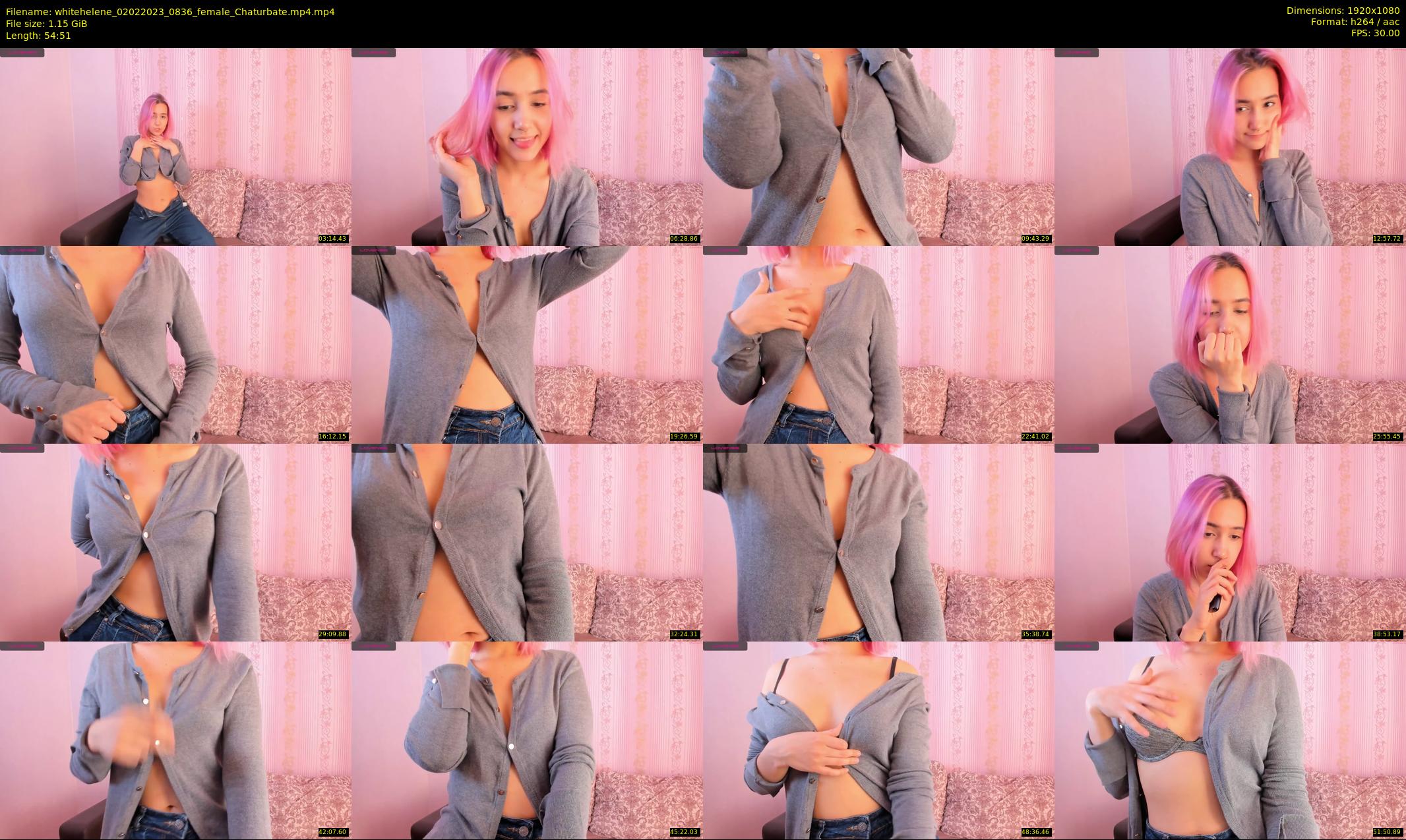 whitehelene — 55 minute Chaturbate female cam show recording, 1080p, Feb 2, 2023