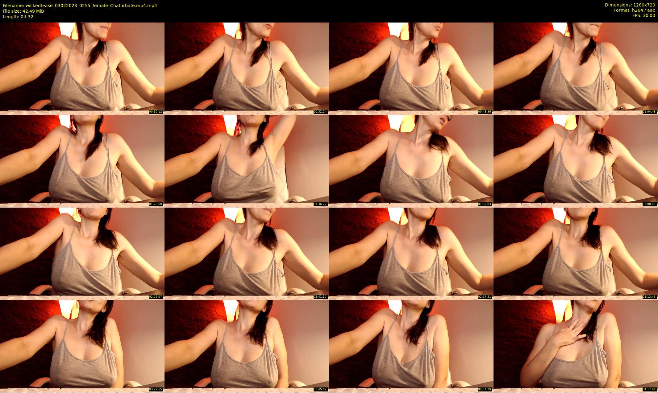 wickedtease — 5 minute Chaturbate female cam show recording, 720p, Feb 3, 2023