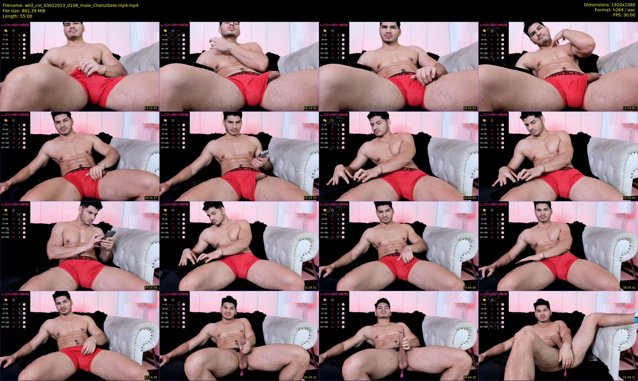 wild_col — 55 minute Chaturbate male cam show recording, 1080p, Feb 3, 2023