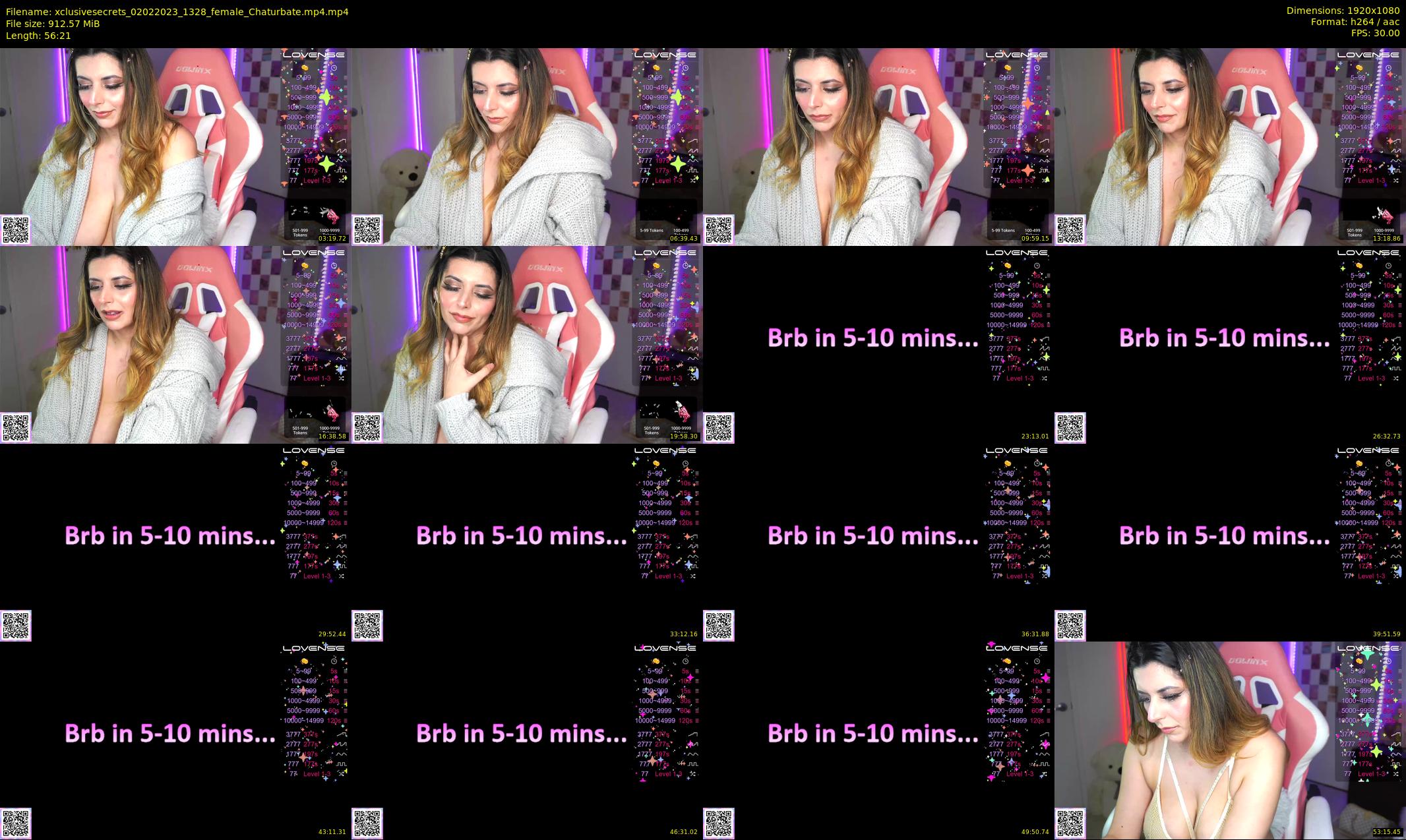 xclusivesecrets — 57 minute Chaturbate female cam show recording, 1080p, Feb 2, 2023