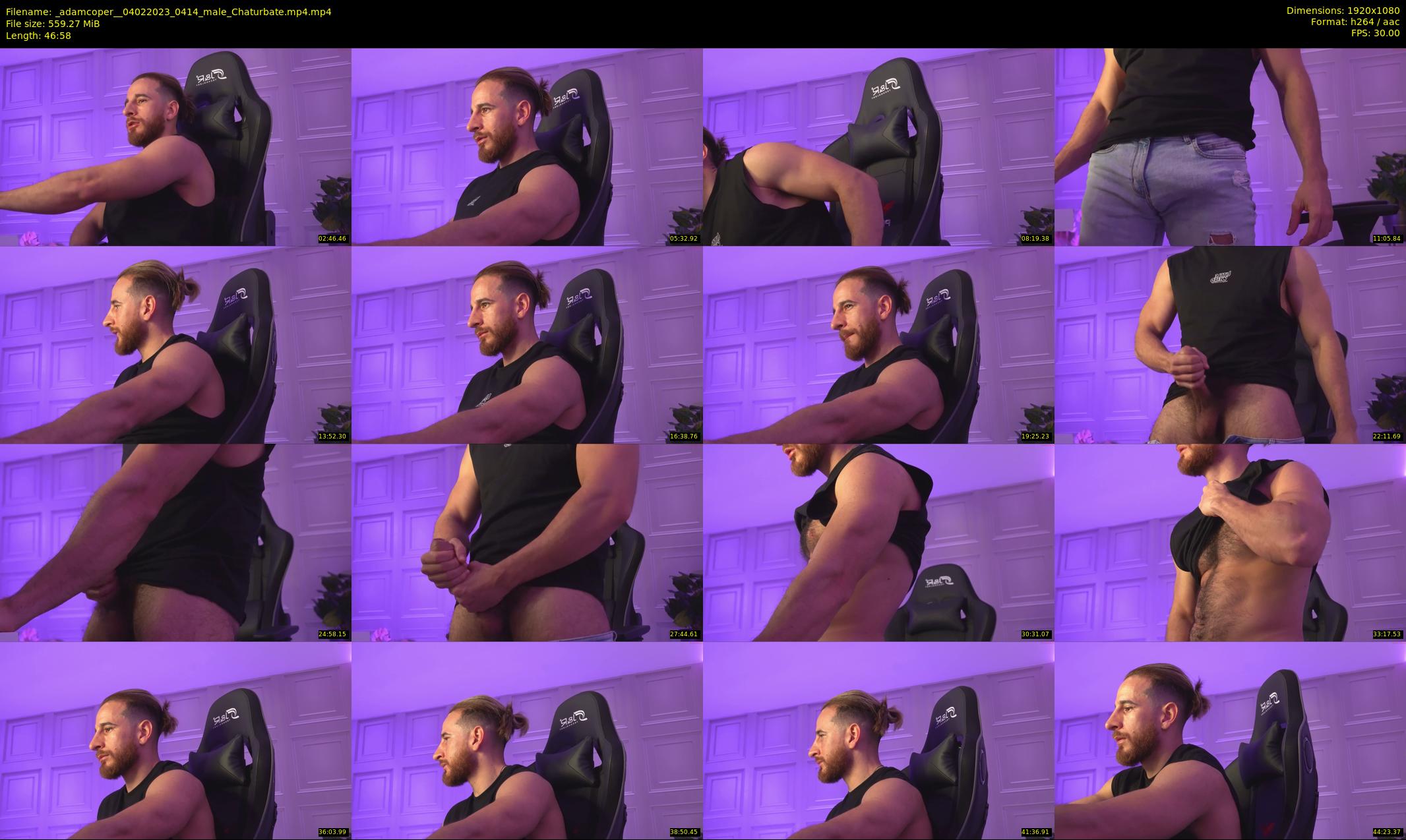 _adamcoper_ — 47 minute Chaturbate male cam show recording, 1080p, Feb 4, 2023