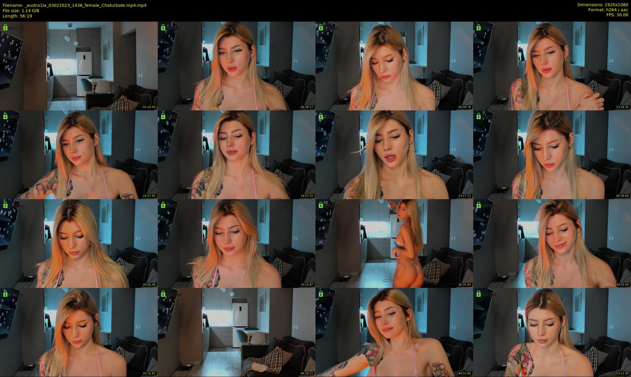 _austra1ia — 57 minute Chaturbate female cam show recording, 1080p, Feb 3, 2023