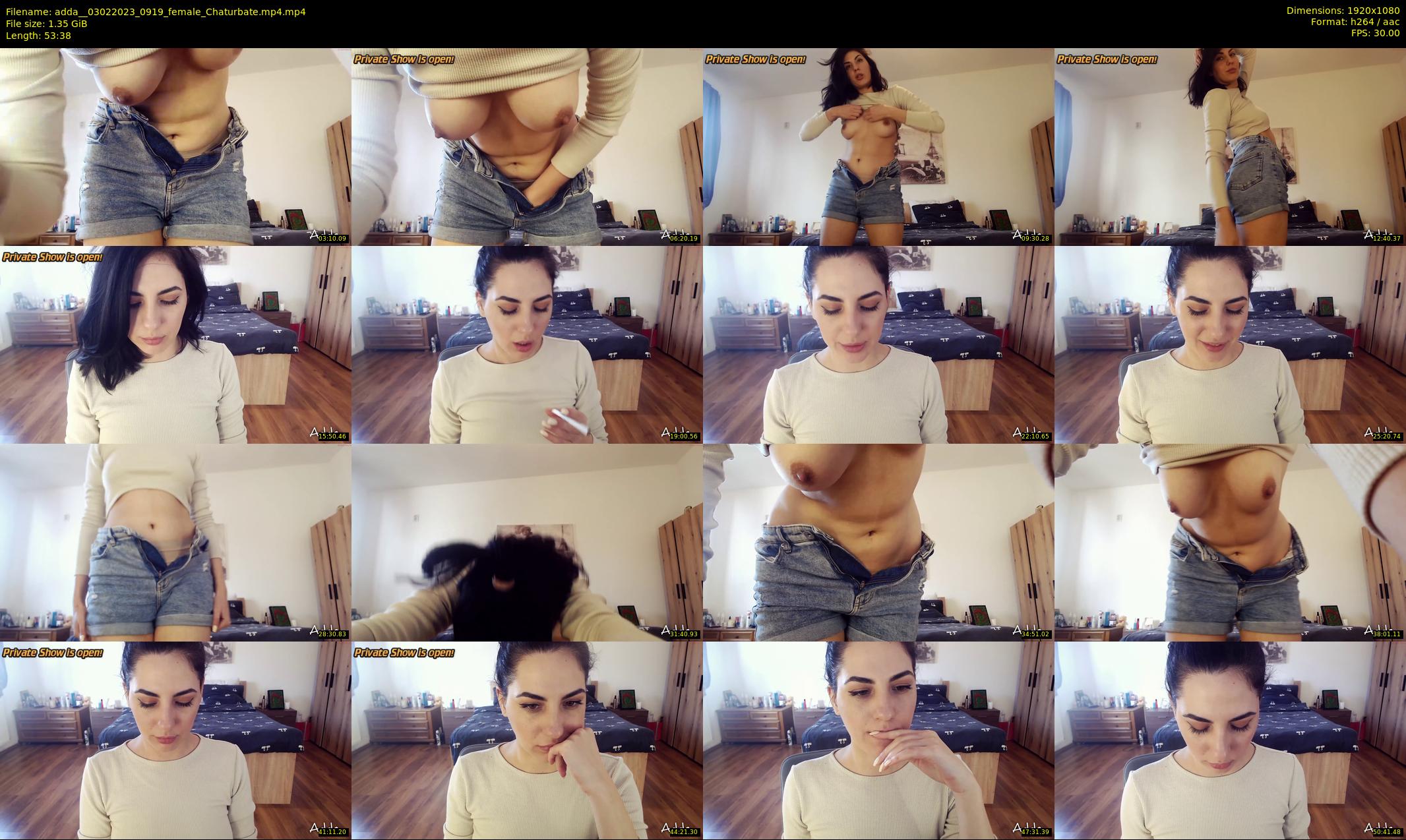 adda_ — 54 minute Chaturbate female cam show recording, 1080p, Feb 3, 2023