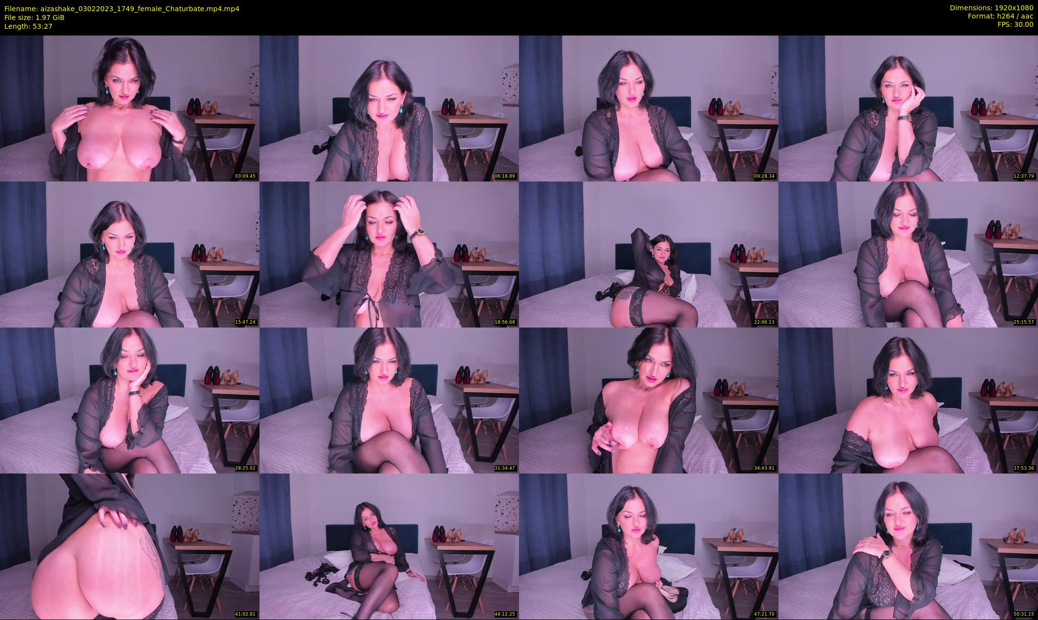 aizashake — 54 minute Chaturbate female cam show recording, 1080p, Feb 3, 2023