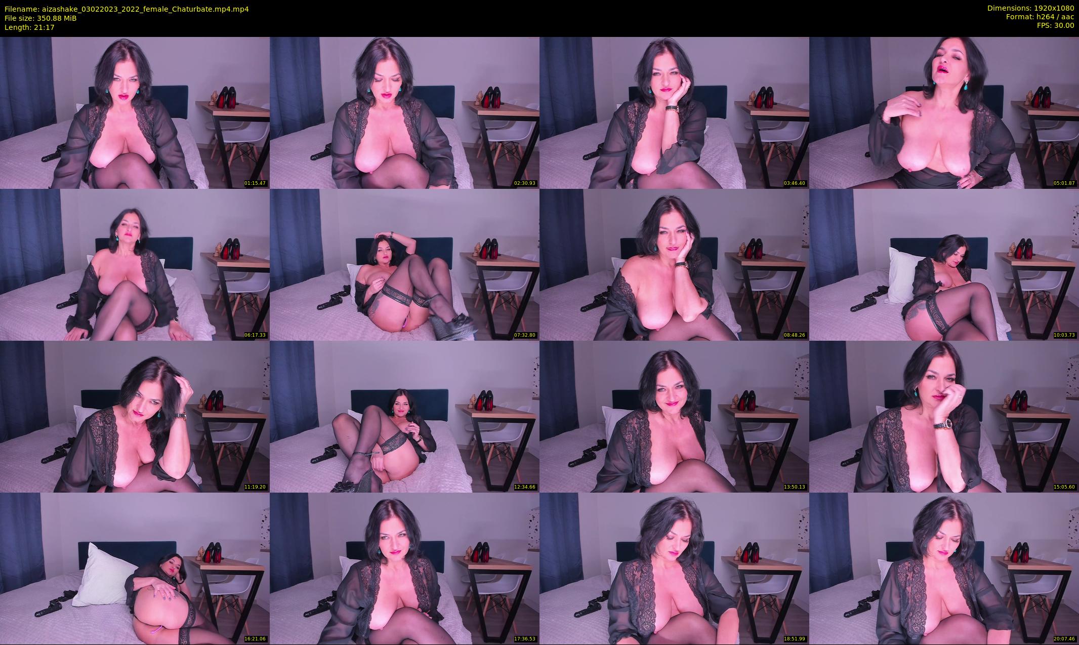 aizashake — 22 minute Chaturbate female cam show recording, 1080p, Feb 3, 2023