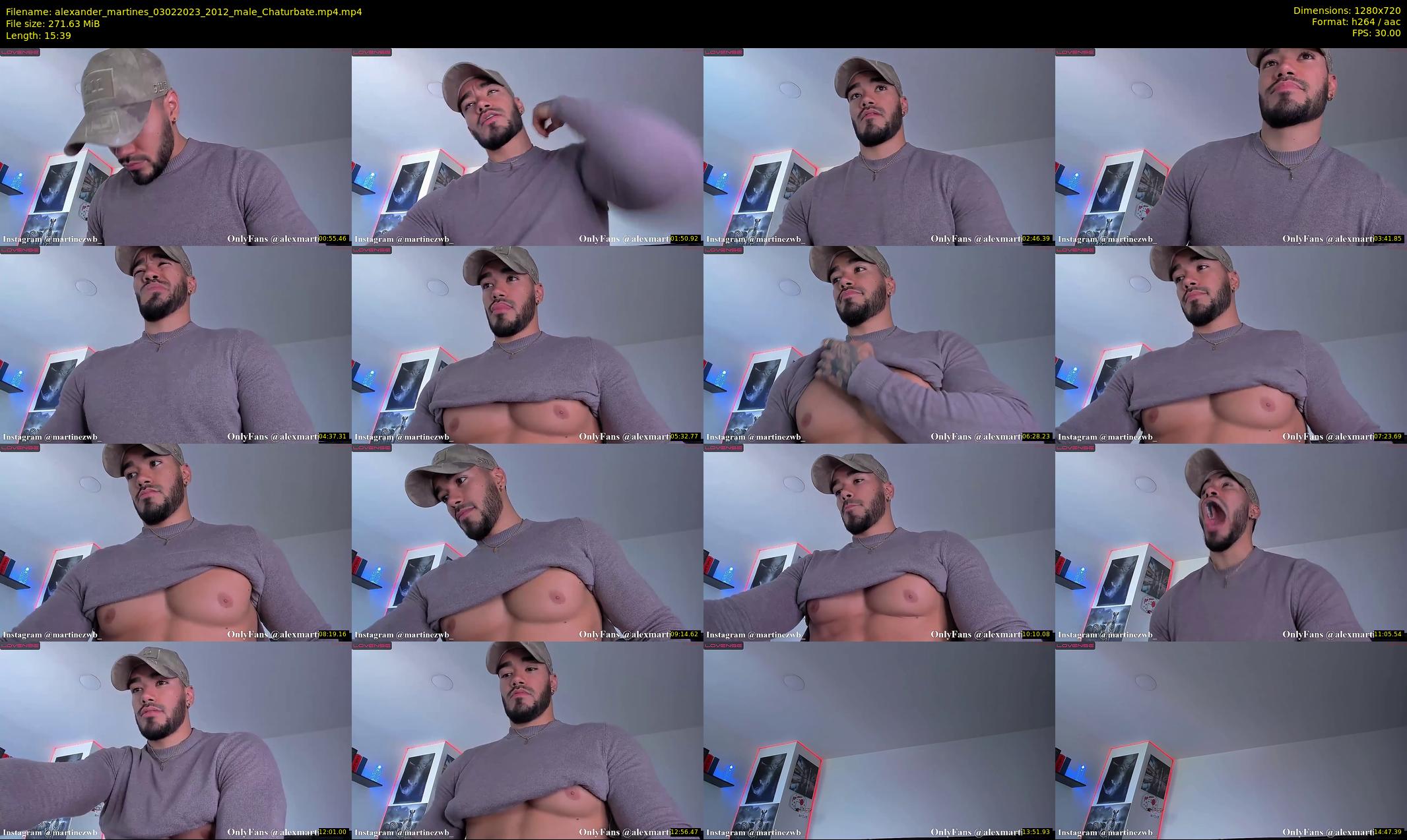 alexander_martines — 16 minute Chaturbate male cam show recording, 720p, Feb 3, 2023