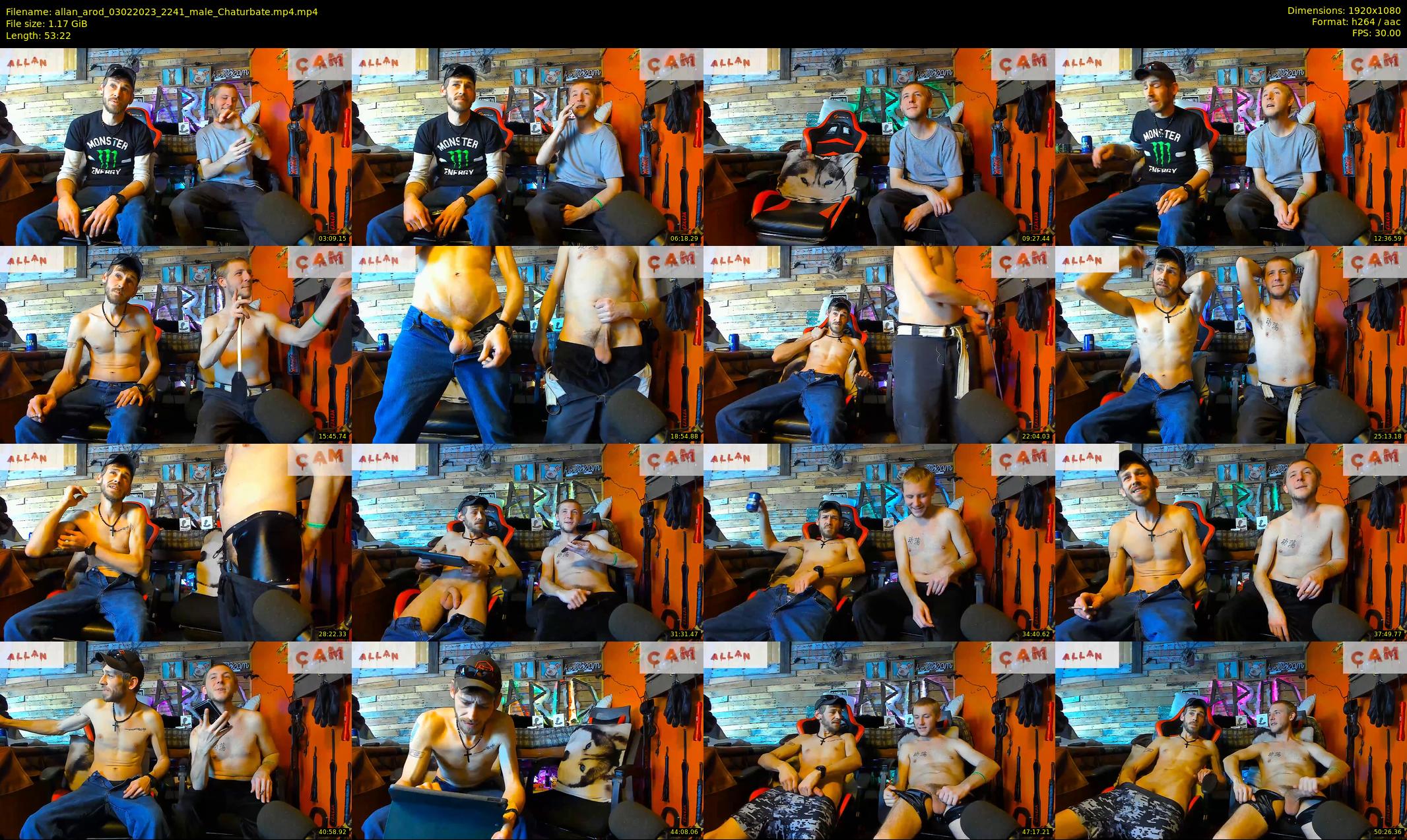 allan_arod — 54 minute Chaturbate male cam show recording, 1080p, Feb 3, 2023