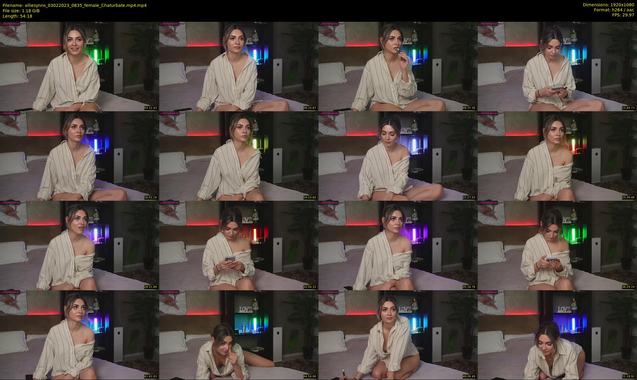 alliesynns — 55 minute Chaturbate female cam show recording, 1080p, Feb 3, 2023