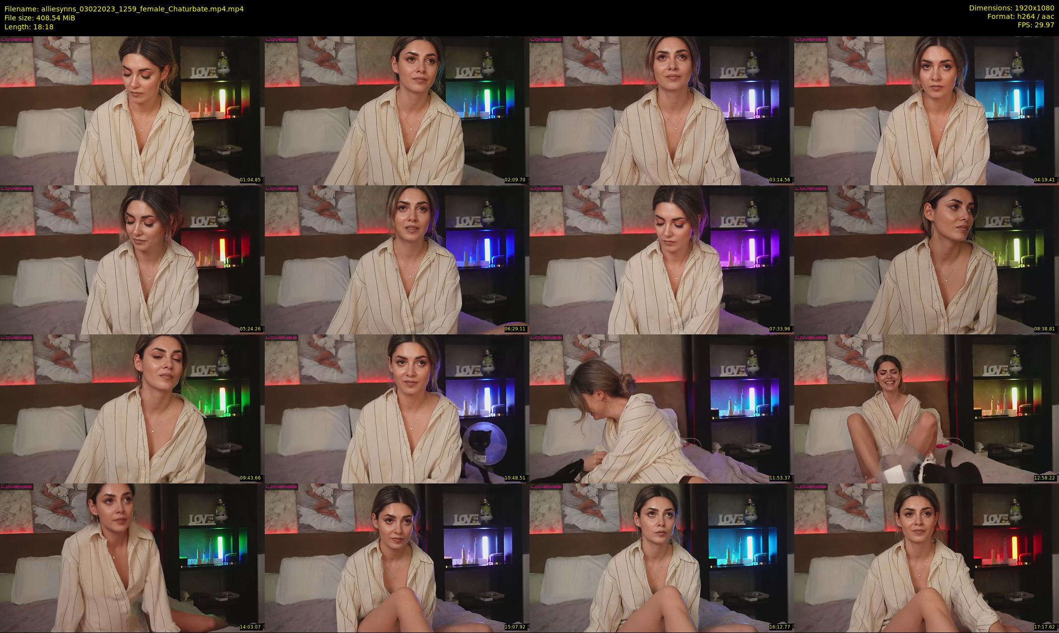 alliesynns — 19 minute Chaturbate female cam show recording, 1080p, Feb 3, 2023