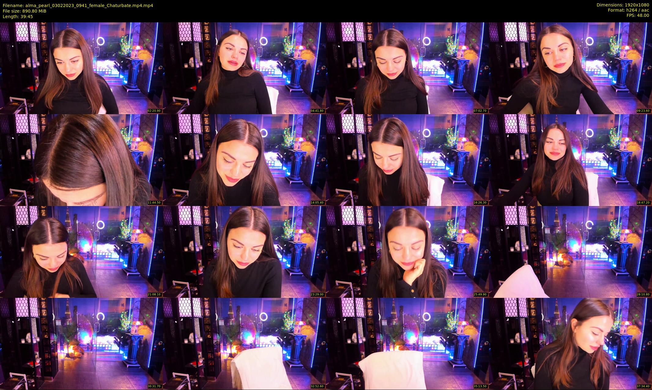alma_pearl — 40 minute Chaturbate female cam show recording, 1080p, Feb 3, 2023