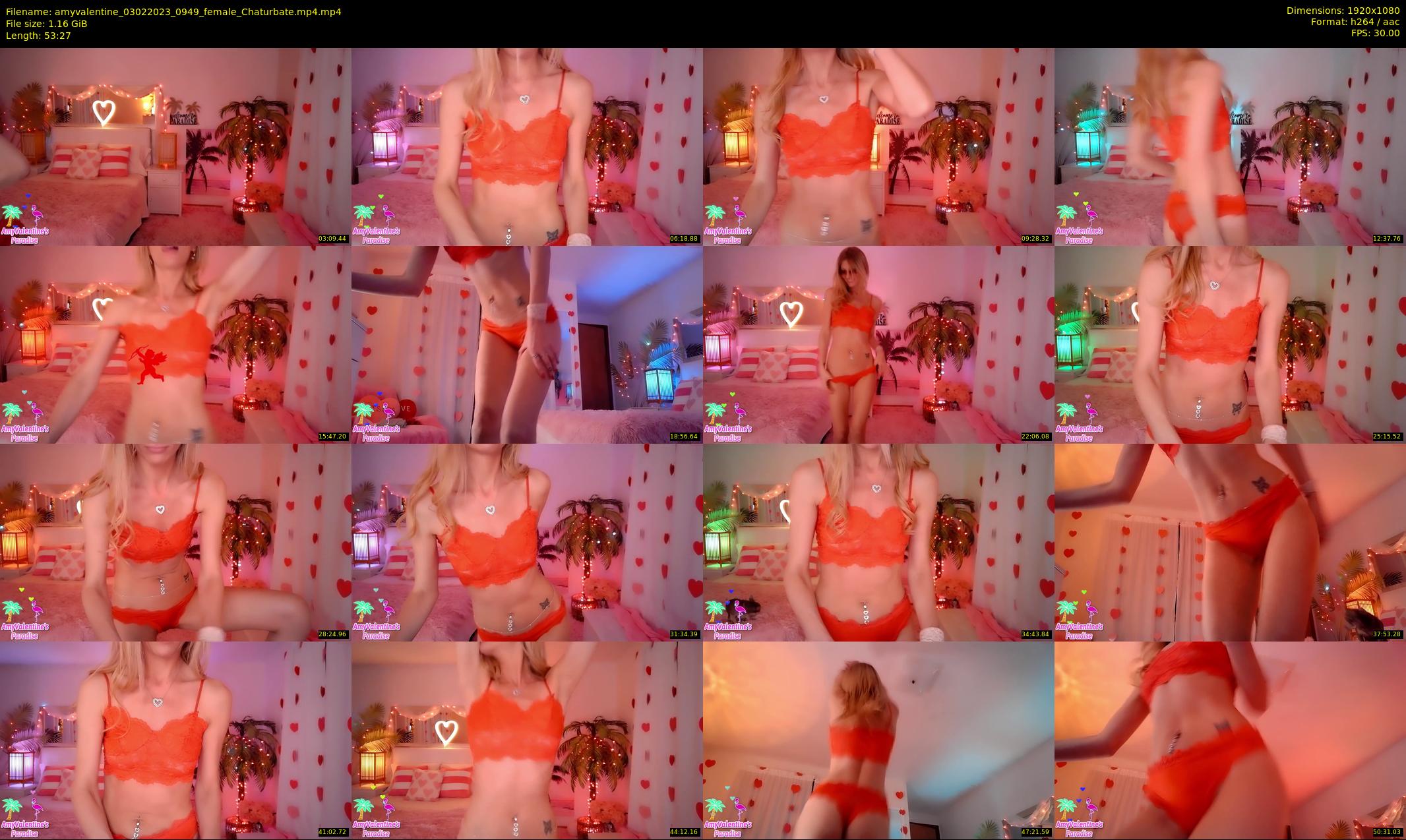 amyvalentine — 54 minute Chaturbate female cam show recording, 1080p, Feb 3, 2023