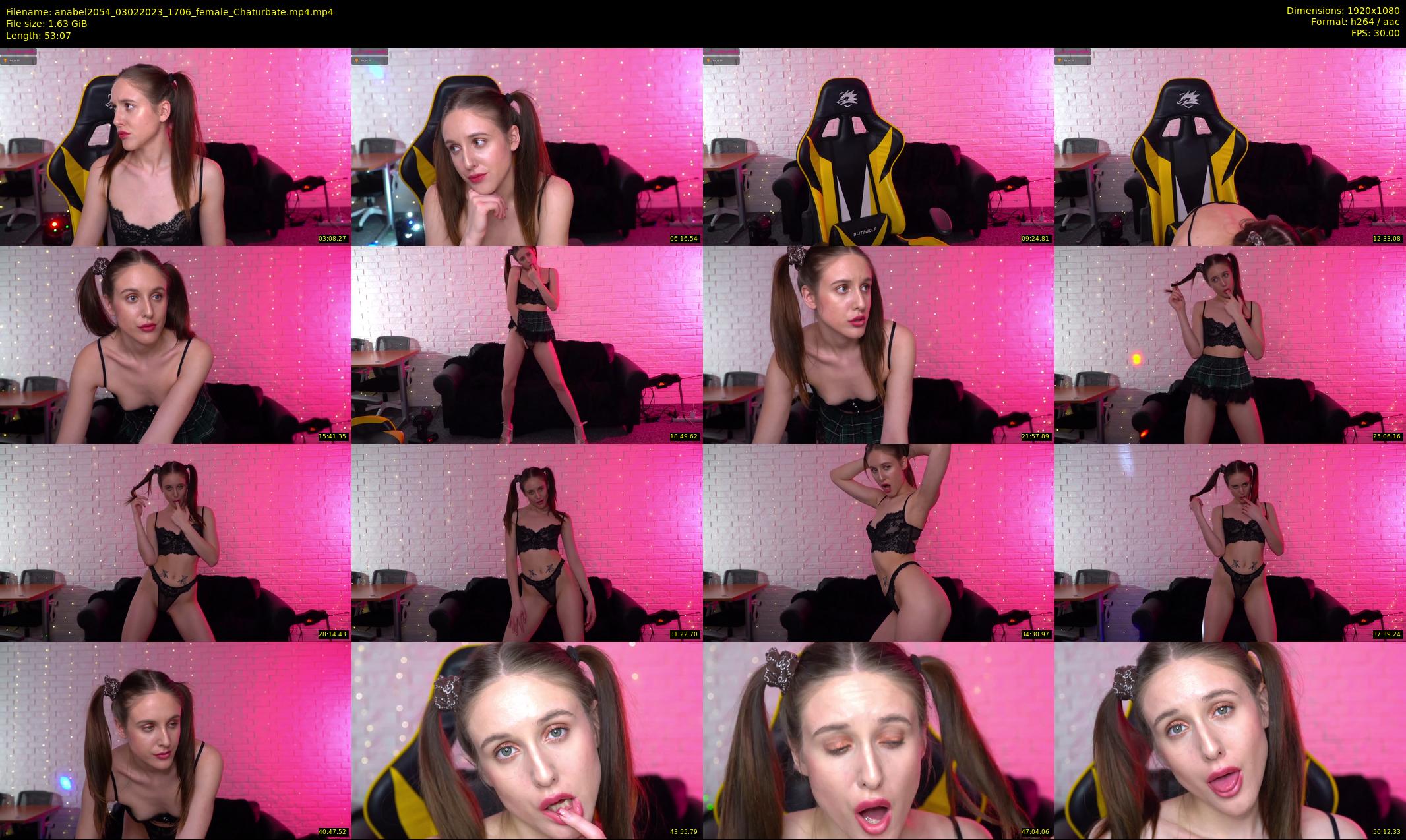 anabel2054 — 54 minute Chaturbate female cam show recording, 1080p, Feb 3, 2023