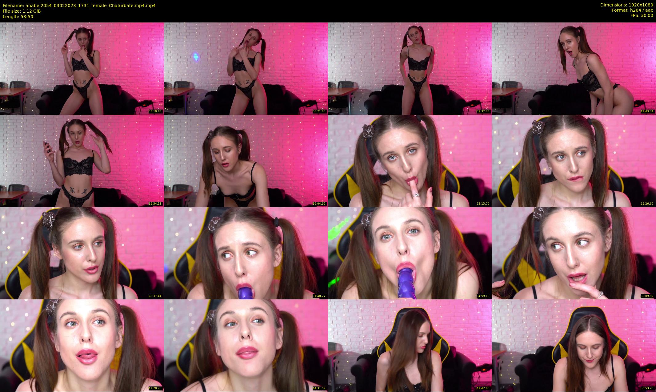 anabel2054 — 54 minute Chaturbate female cam show recording, 1080p, Feb 3, 2023