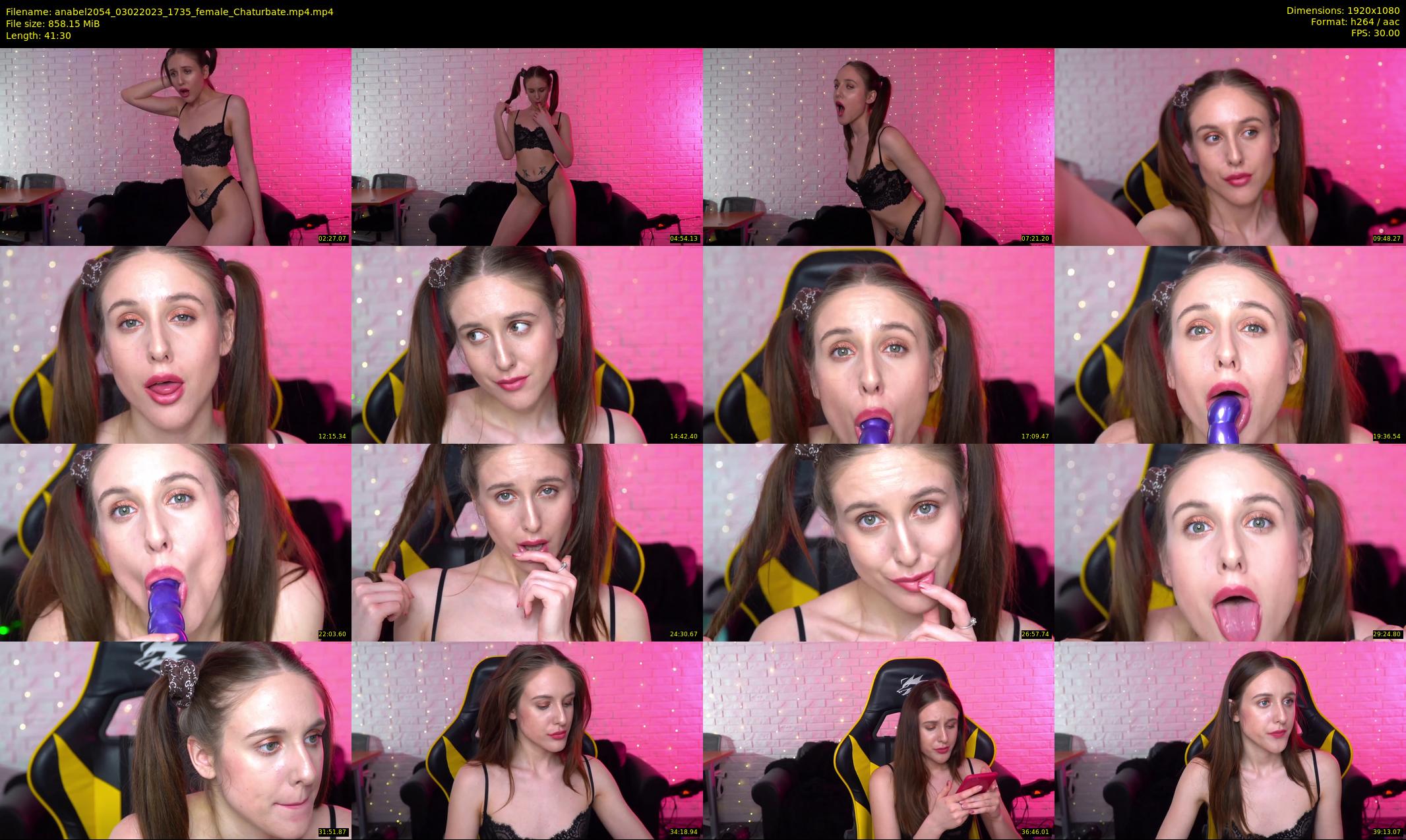 anabel2054 — 42 minute Chaturbate female cam show recording, 1080p, Feb 3, 2023