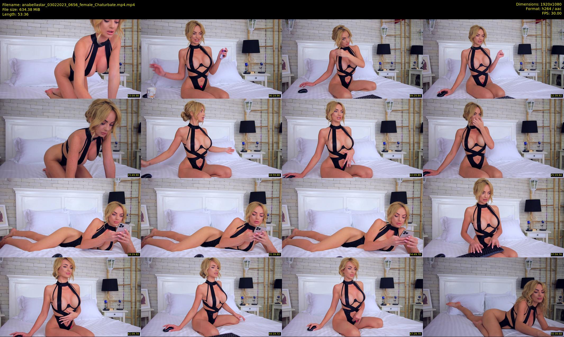 anabellastar — 54 minute Chaturbate female cam show recording, 1080p, Feb 3, 2023