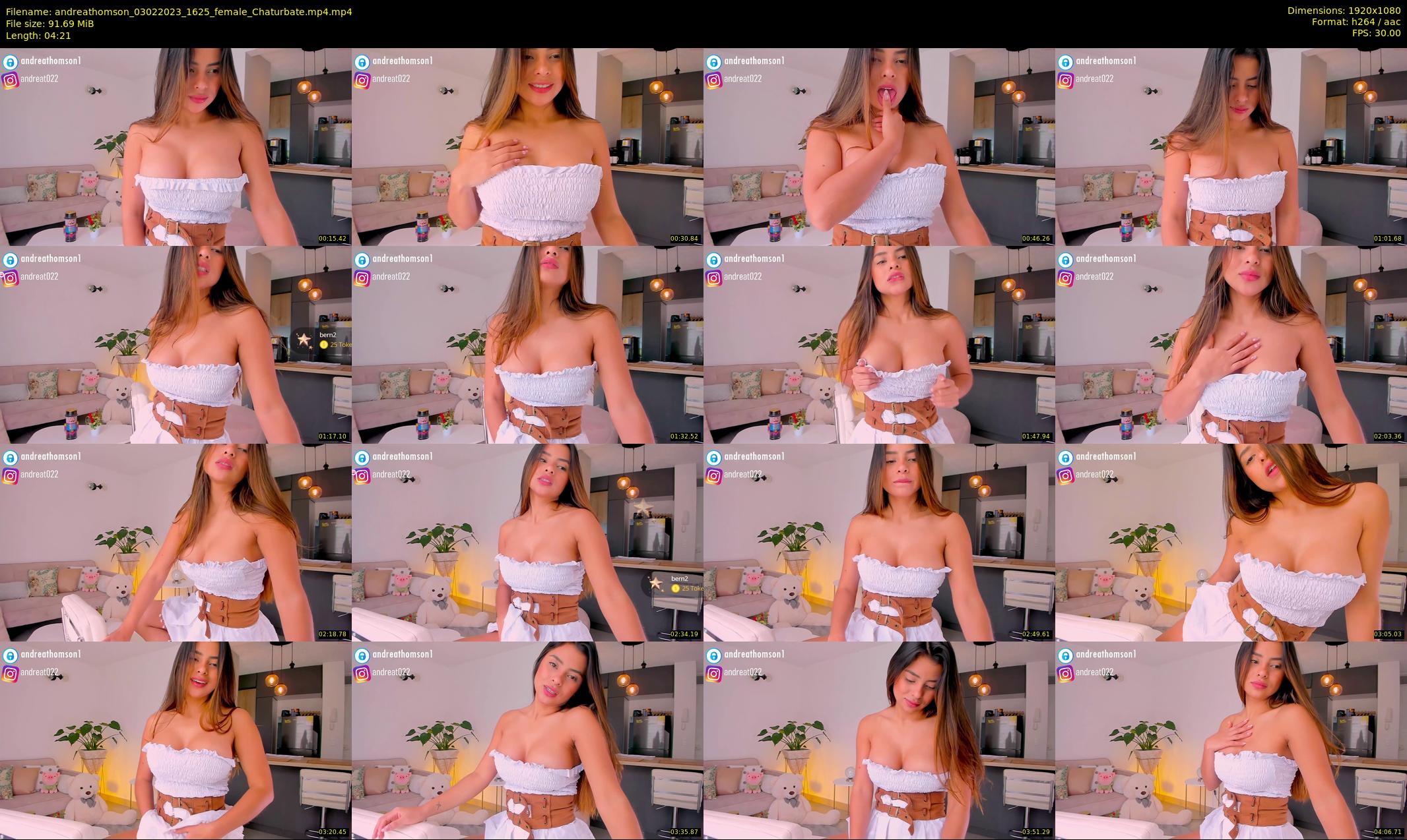 andreathomson — 5 minute Chaturbate female cam show recording, 1080p, Feb 3, 2023