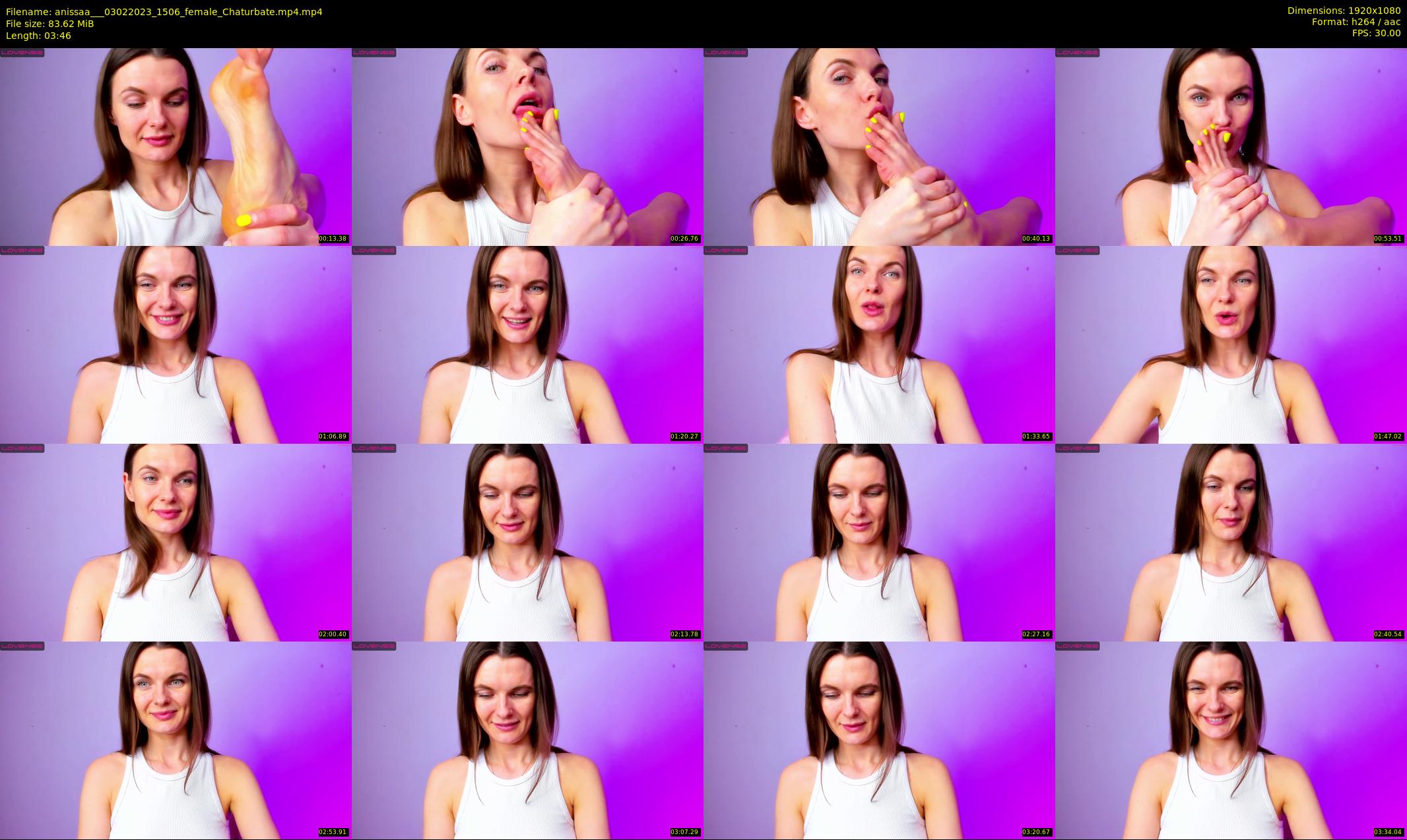 anissaa__ — 4 minute Chaturbate female cam show recording, 1080p, Feb 3, 2023