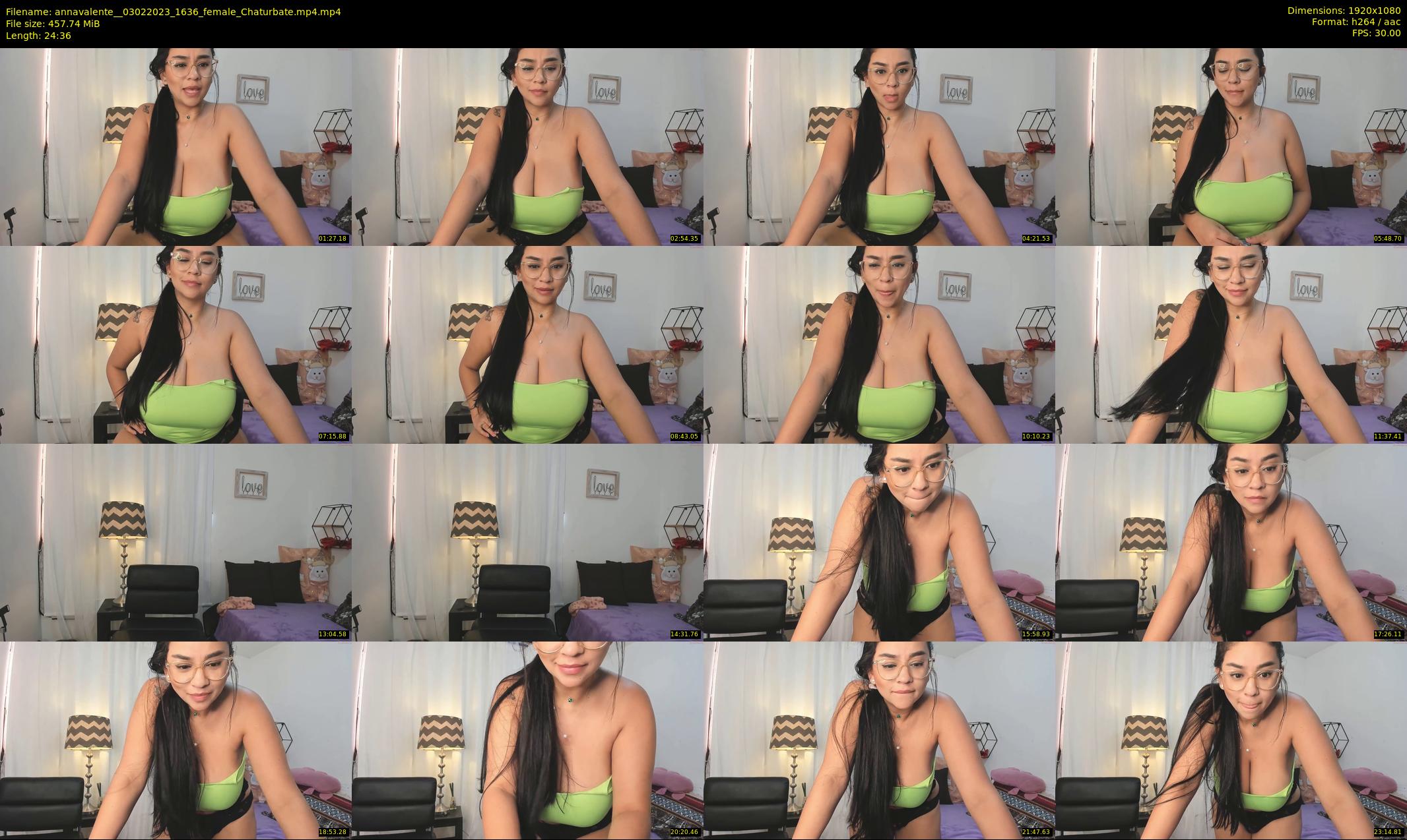 annavalente_ — 25 minute Chaturbate female cam show recording, 1080p, Feb 3, 2023
