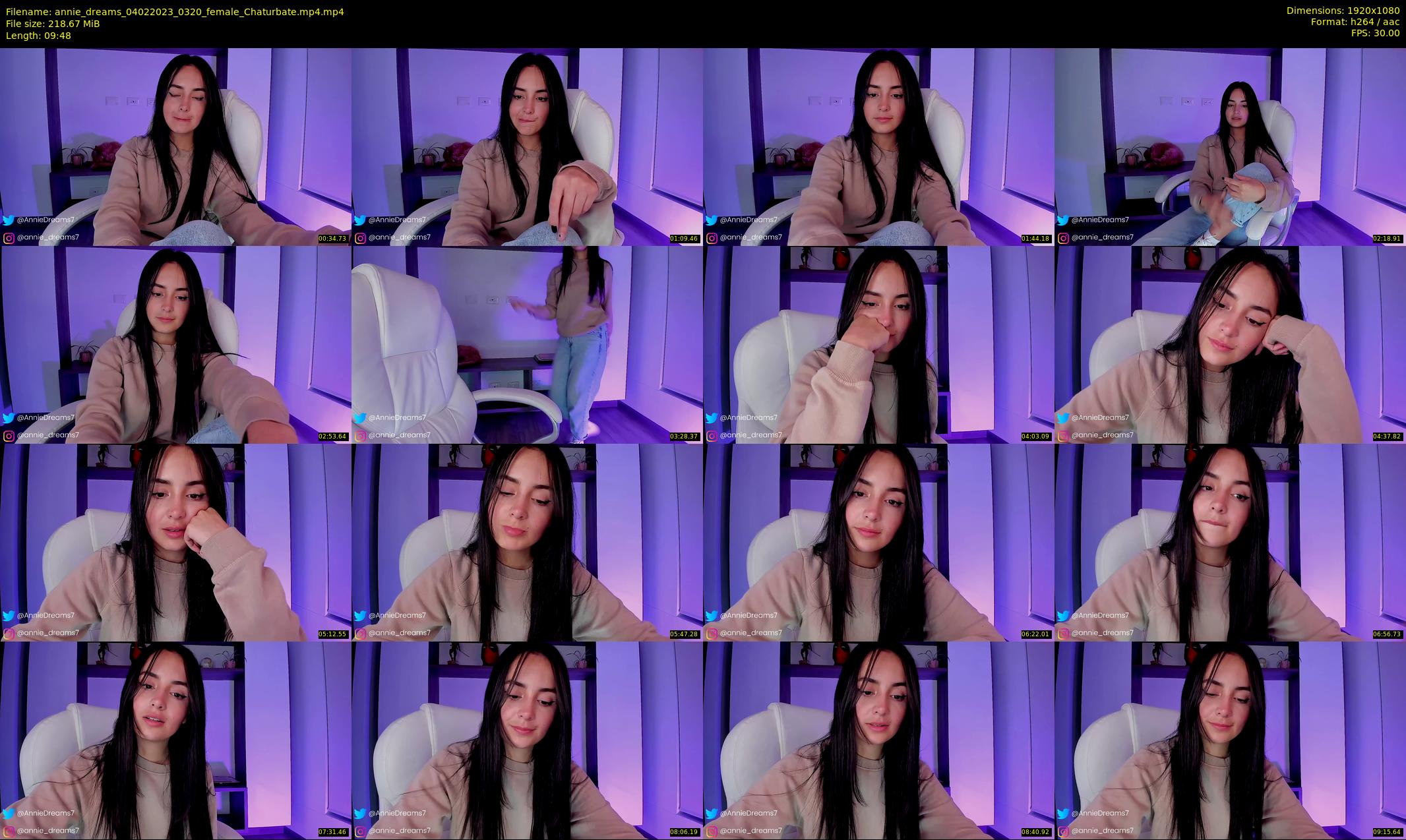 annie_dreams — 10 minute Chaturbate female cam show recording, 1080p, Feb 4, 2023