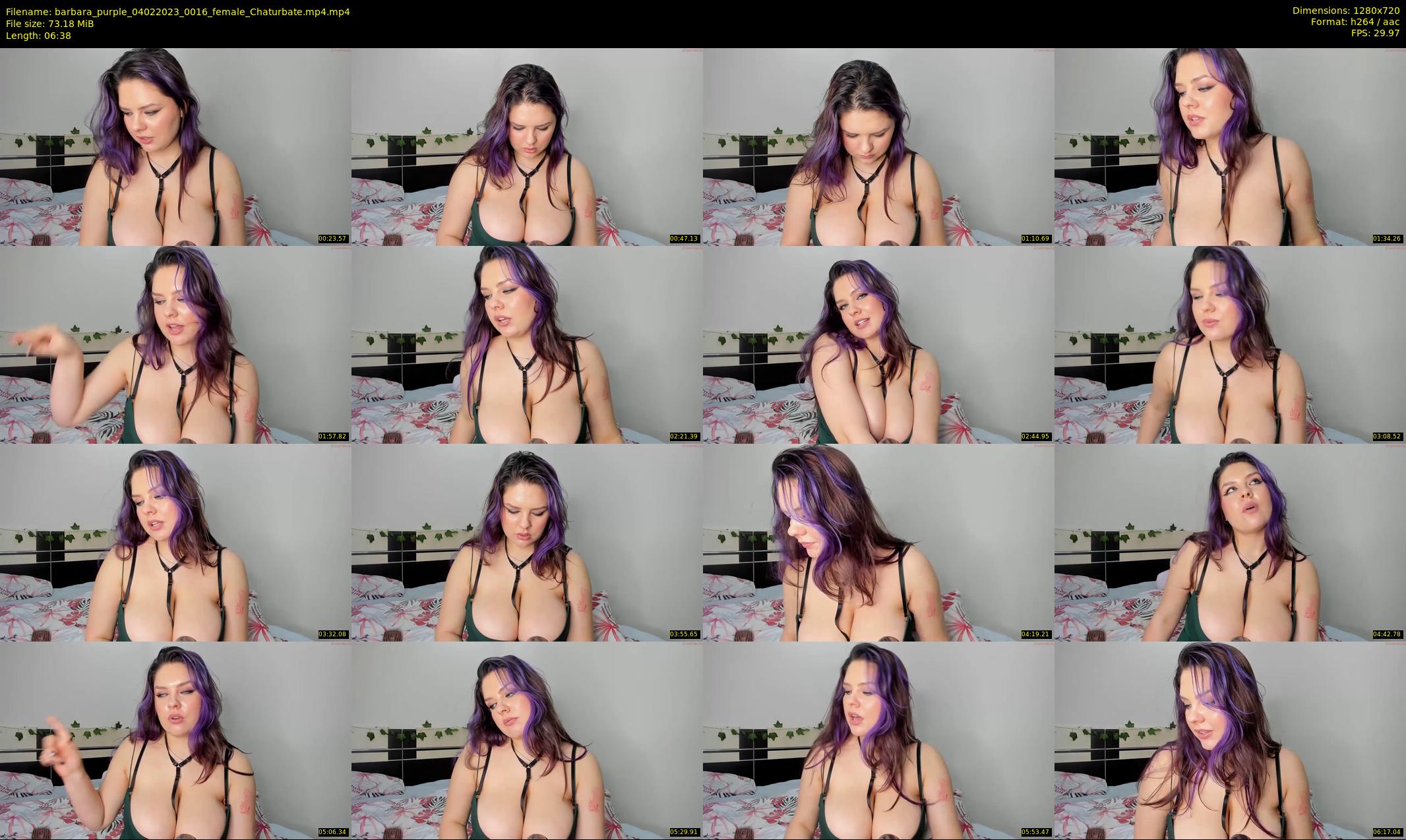 barbara_purple — 7 minute Chaturbate female cam show recording, 720p, Feb 4, 2023