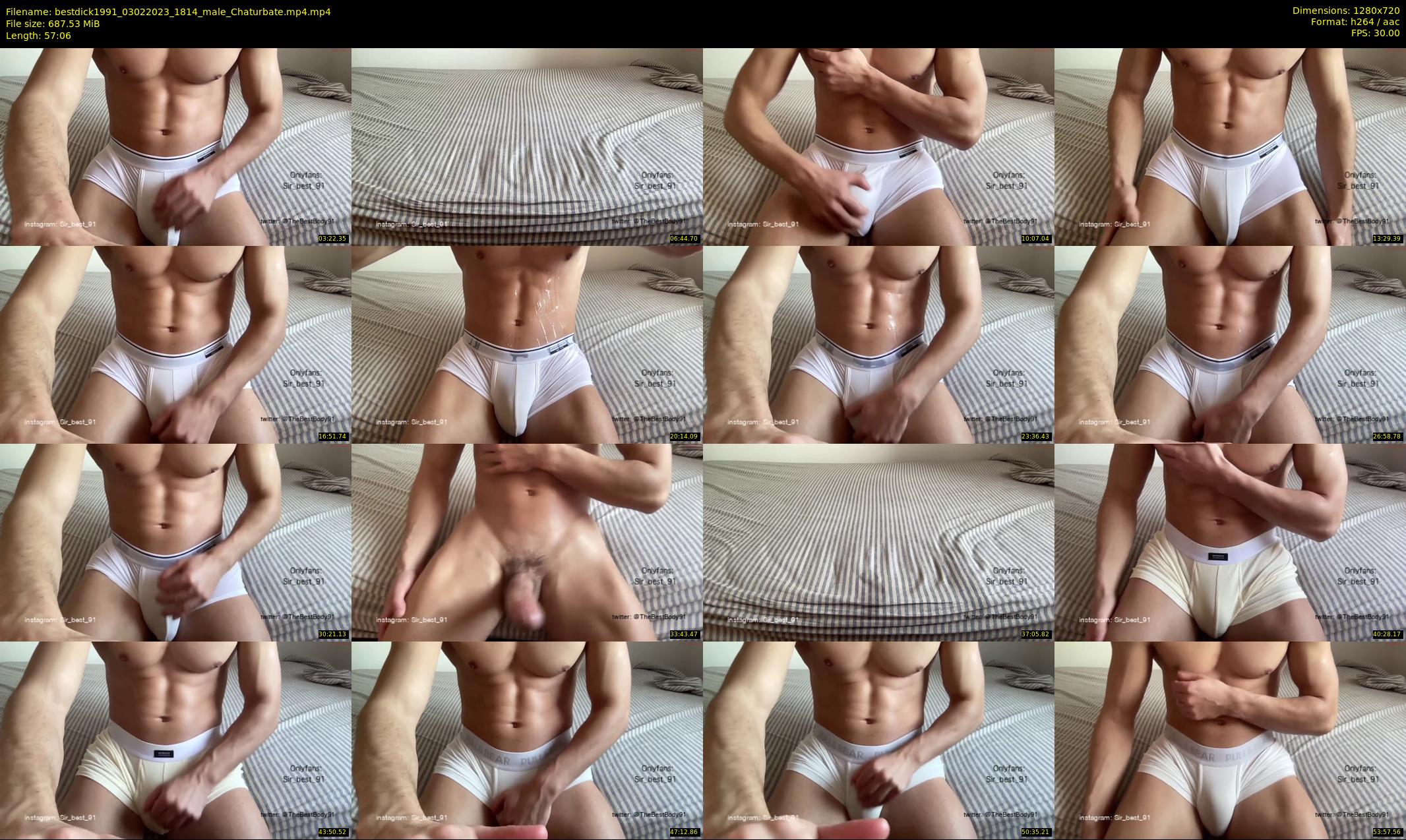 bestdick1991 — 58 minute Chaturbate male cam show recording, 720p, Feb 3, 2023
