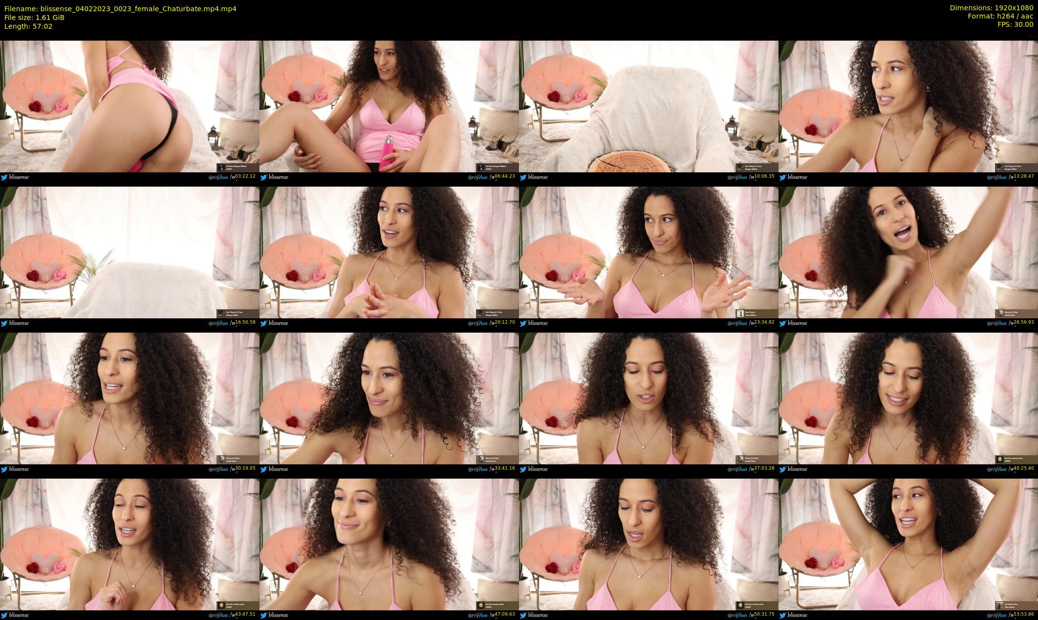 blissense — 58 minute Chaturbate female cam show recording, 1080p, Feb 4, 2023