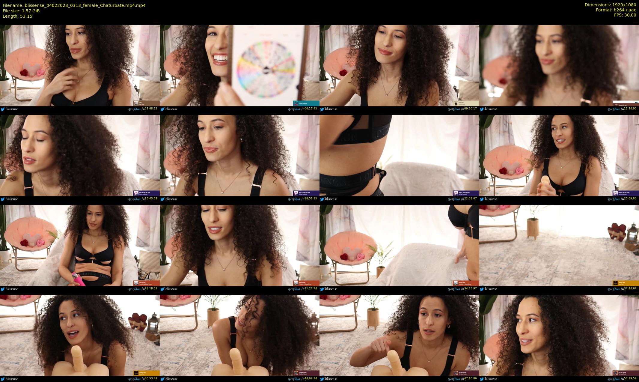 blissense — 54 minute Chaturbate female cam show recording, 1080p, Feb 4, 2023