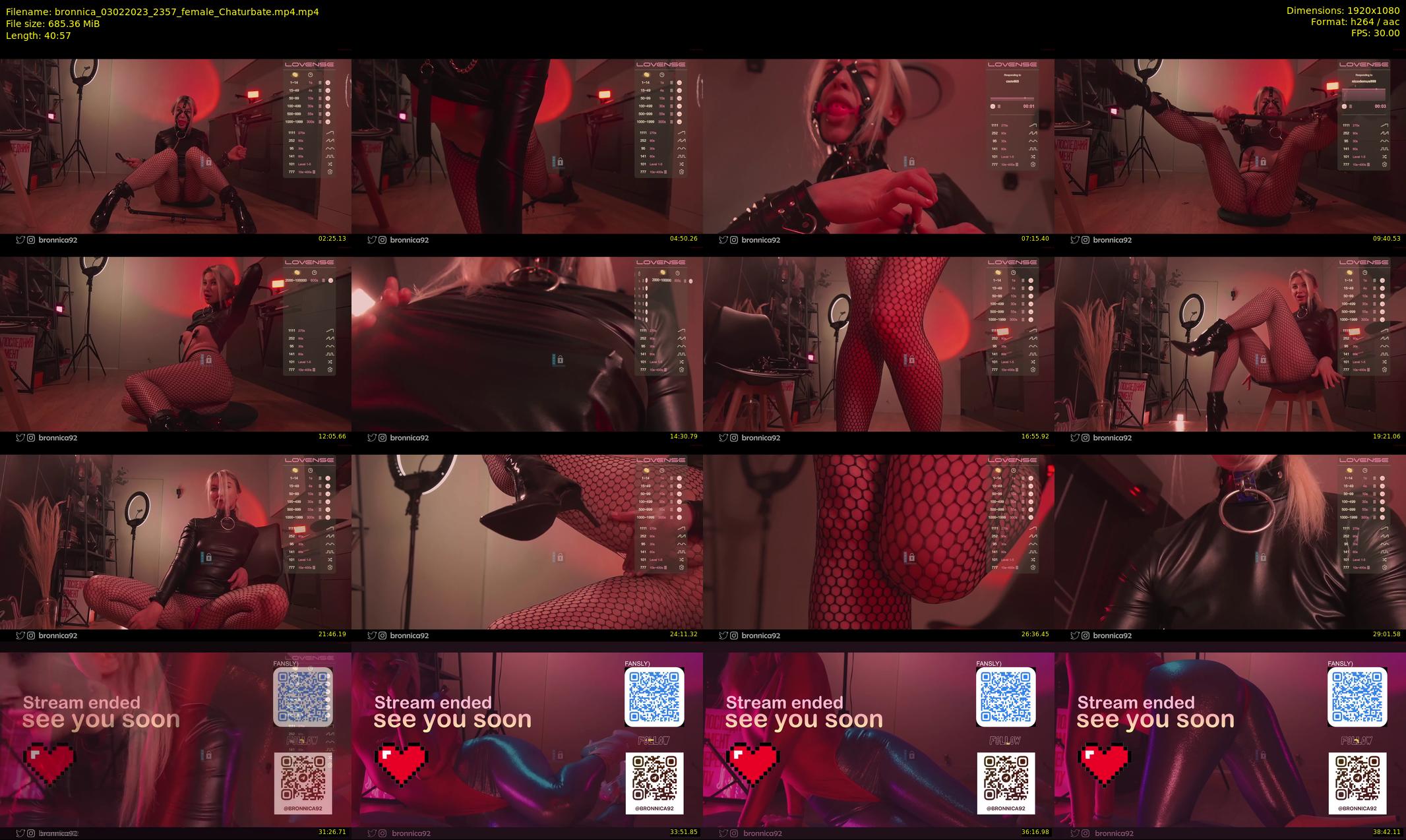 bronnica — 41 minute Chaturbate female cam show recording, 1080p, Feb 3, 2023