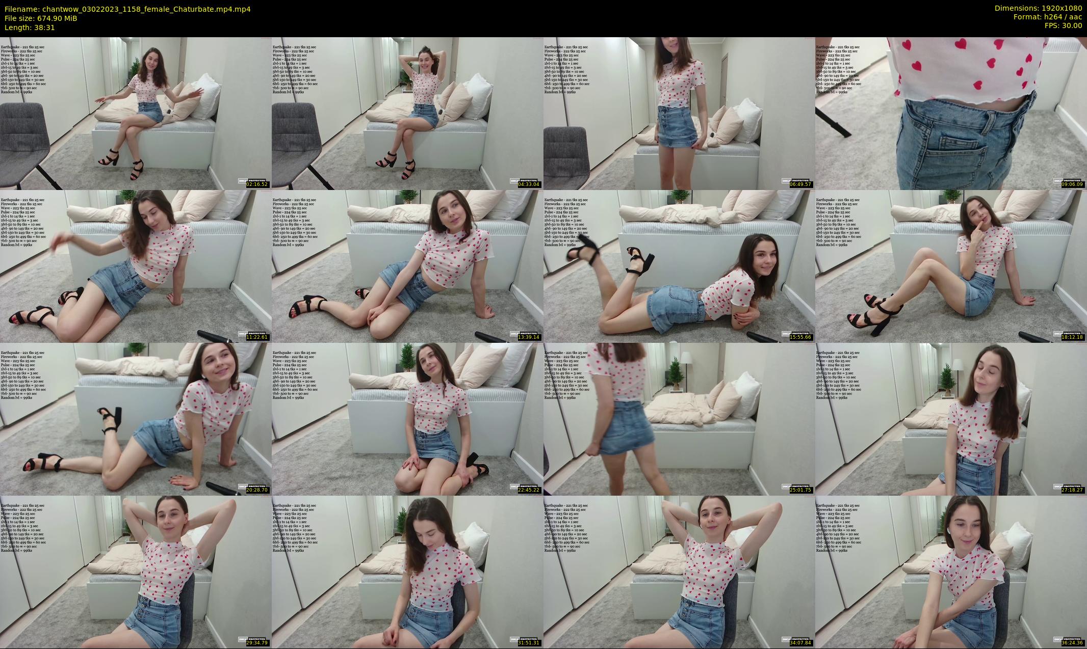 chantwow — 39 minute Chaturbate female cam show recording, 1080p, Feb 3, 2023
