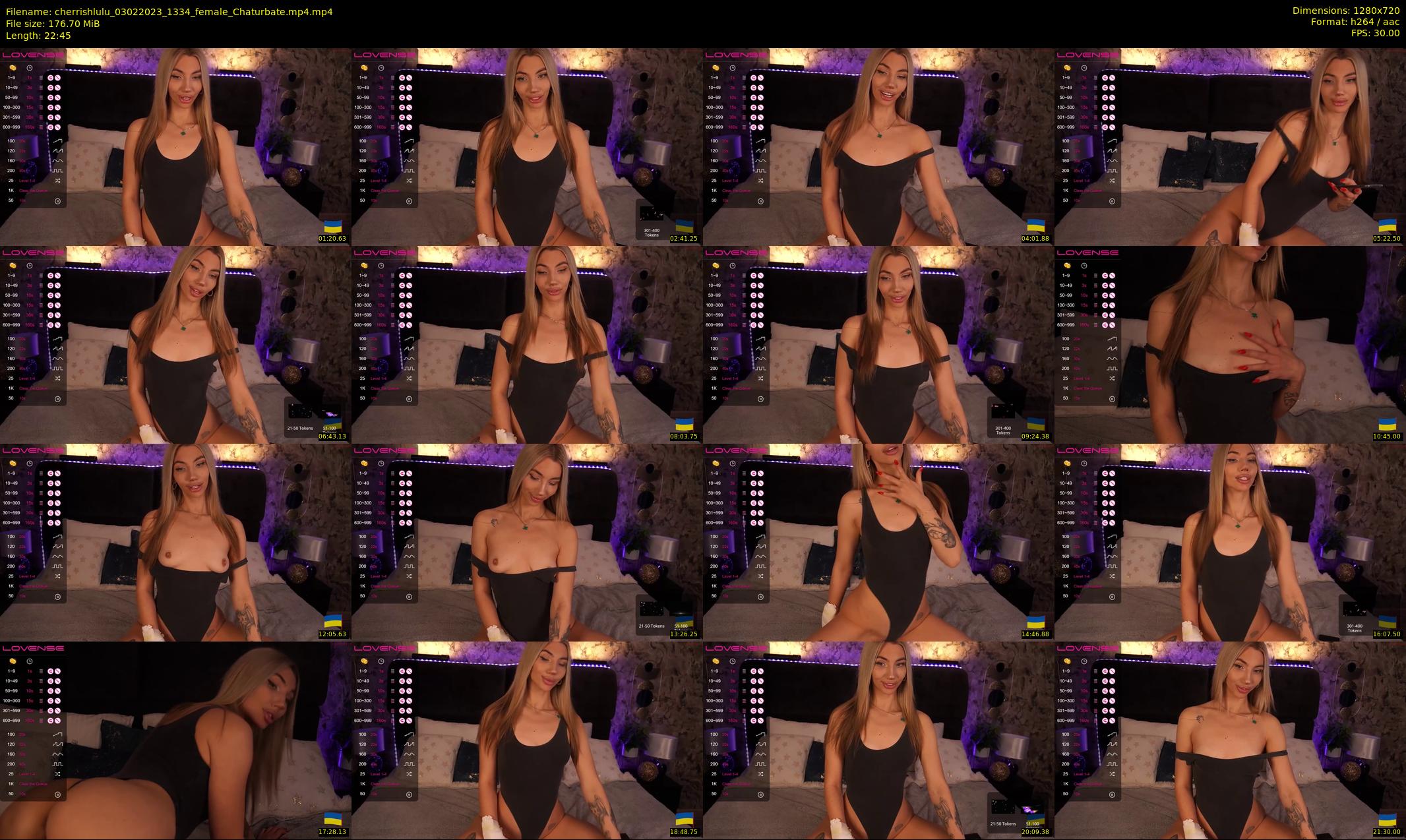 cherrishlulu — 23 minute Chaturbate female cam show recording, 720p, Feb 3, 2023