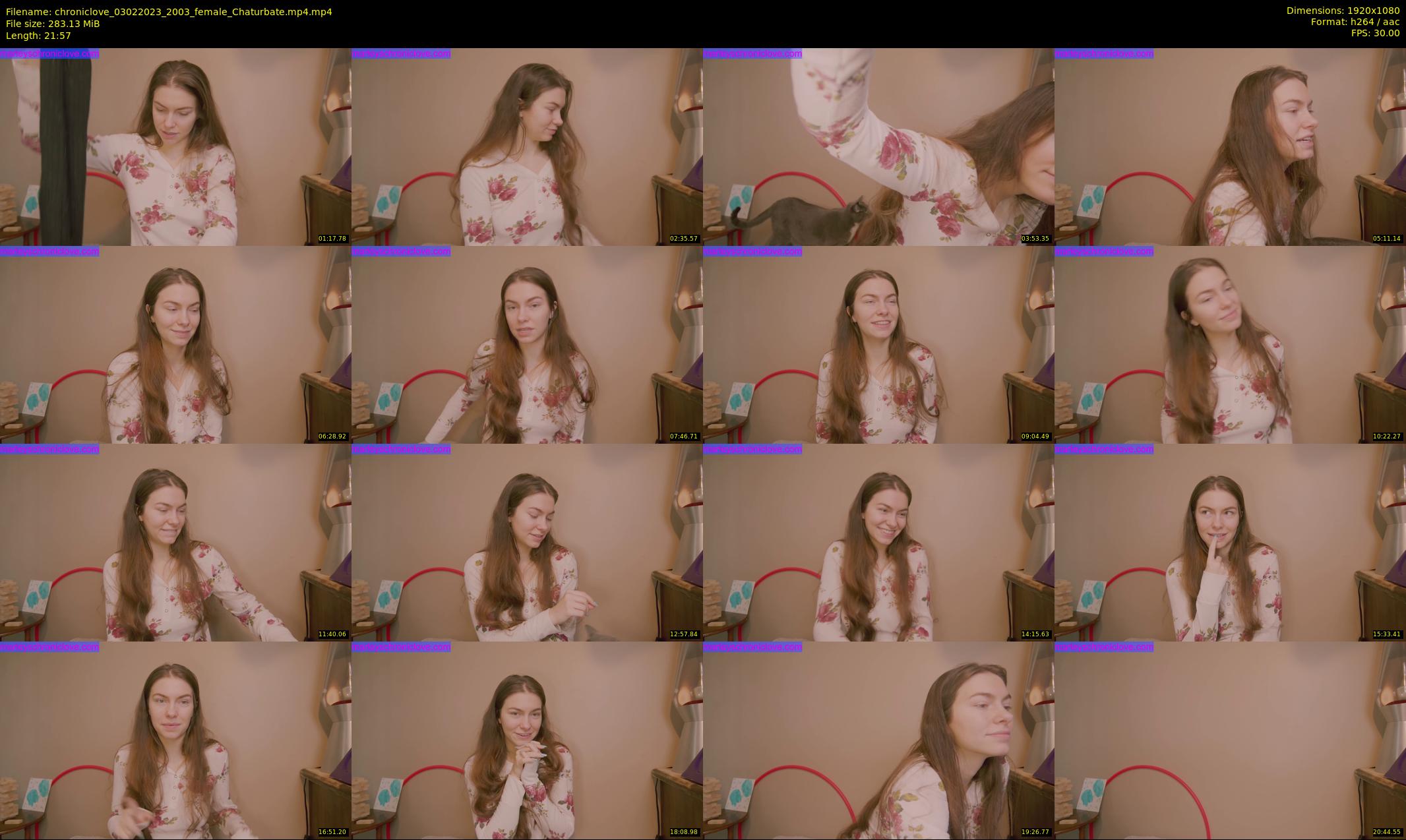 chroniclove — 22 minute Chaturbate female cam show recording, 1080p, Feb 3, 2023