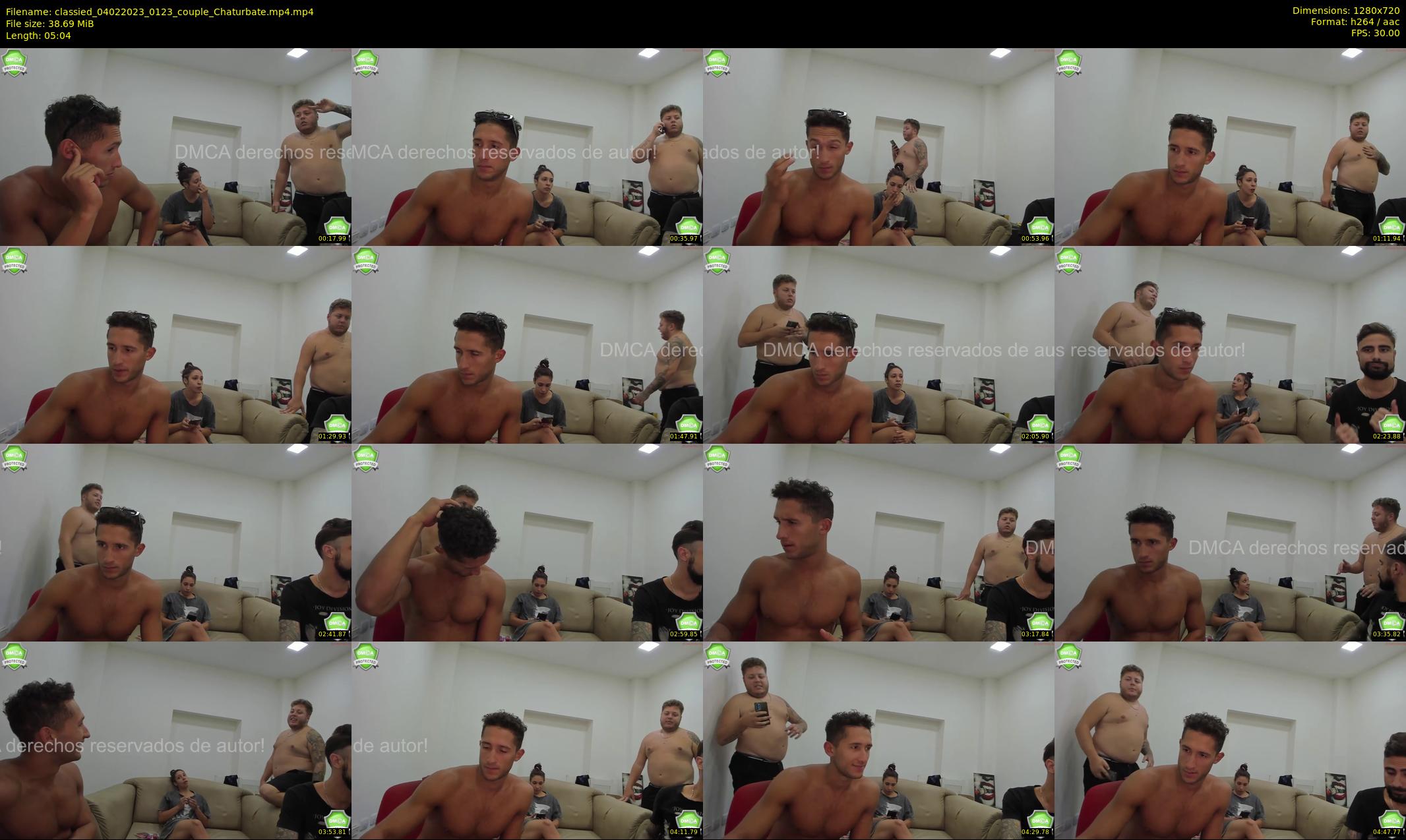 classied — 6 minute Chaturbate male cam show recording, 720p, Feb 4, 2023