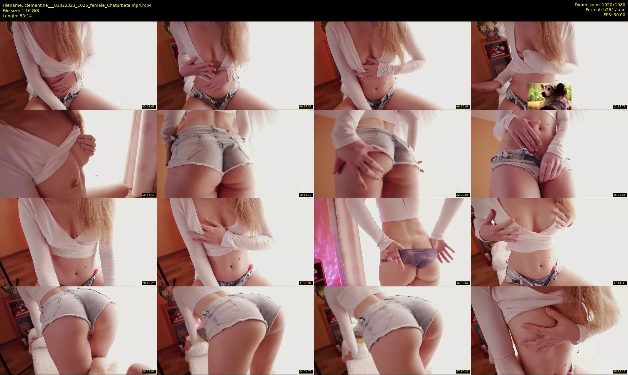 clementine__ — 54 minute Chaturbate female cam show recording, 1080p, Feb 3, 2023