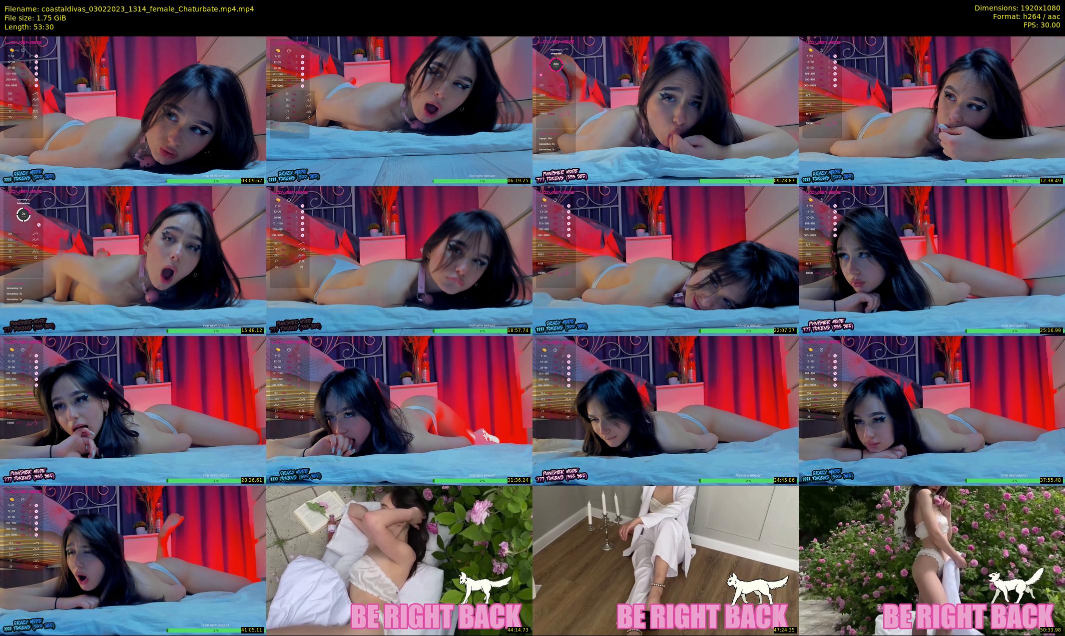 coastaldivas — 54 minute Chaturbate female cam show recording, 1080p, Feb 3, 2023