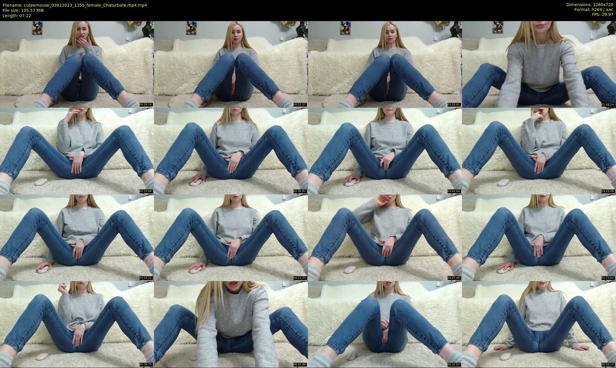 cuteemouse — 8 minute Chaturbate female cam show recording, 720p, Feb 3, 2023