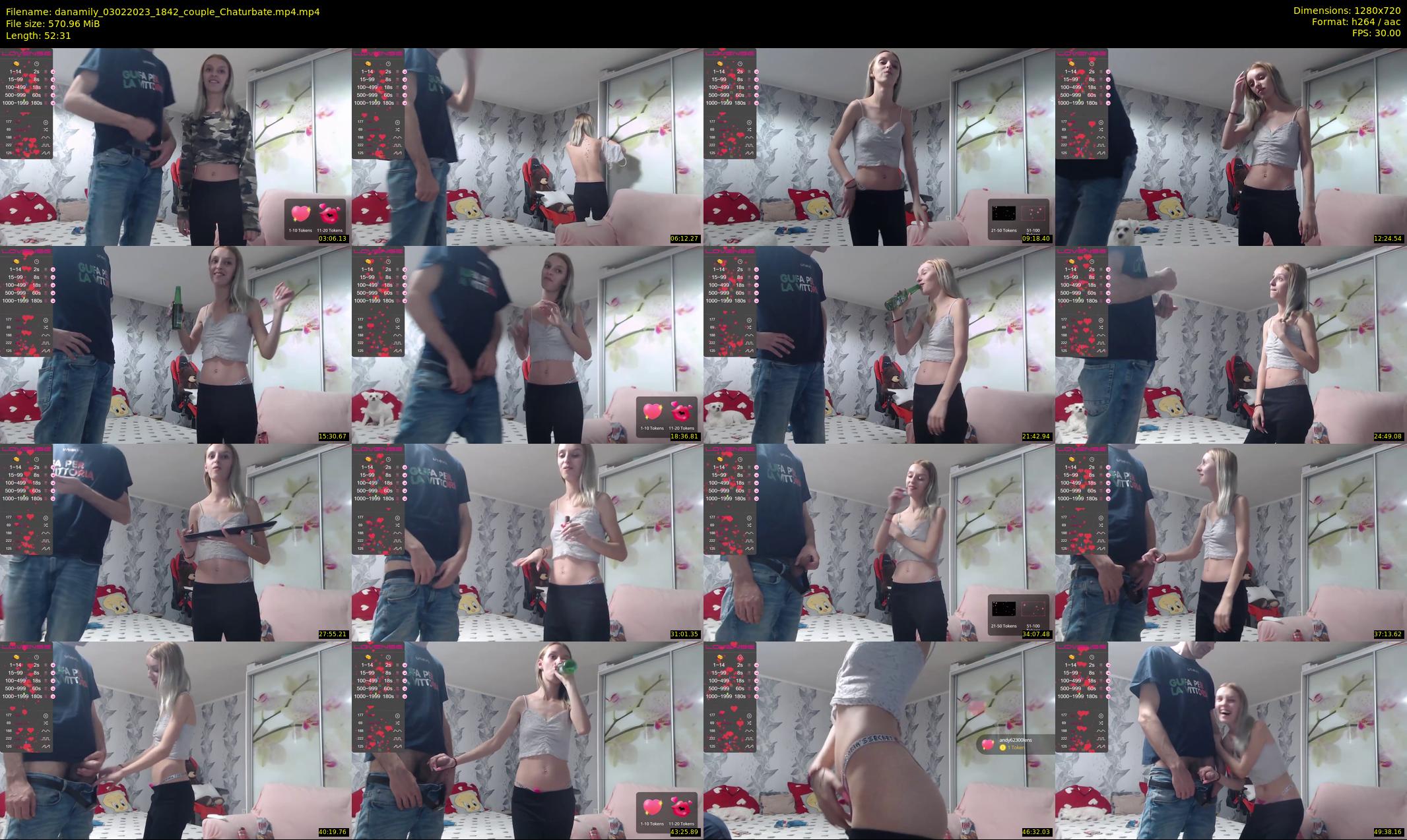 danamily — 53 minute Chaturbate female cam show recording, 720p, Feb 3, 2023