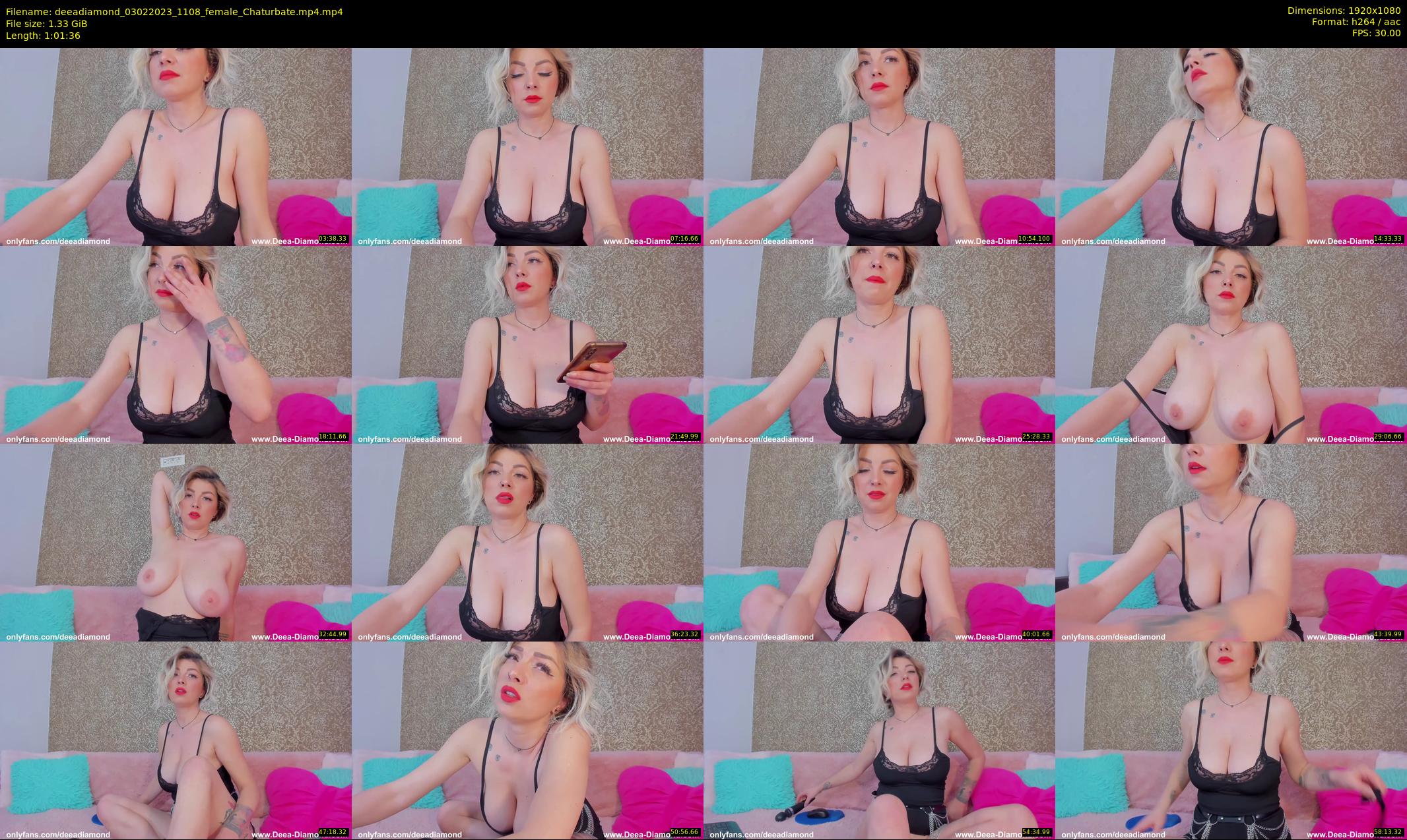deeadiamond — 62 minute Chaturbate female cam show recording, 1080p, Feb 3, 2023