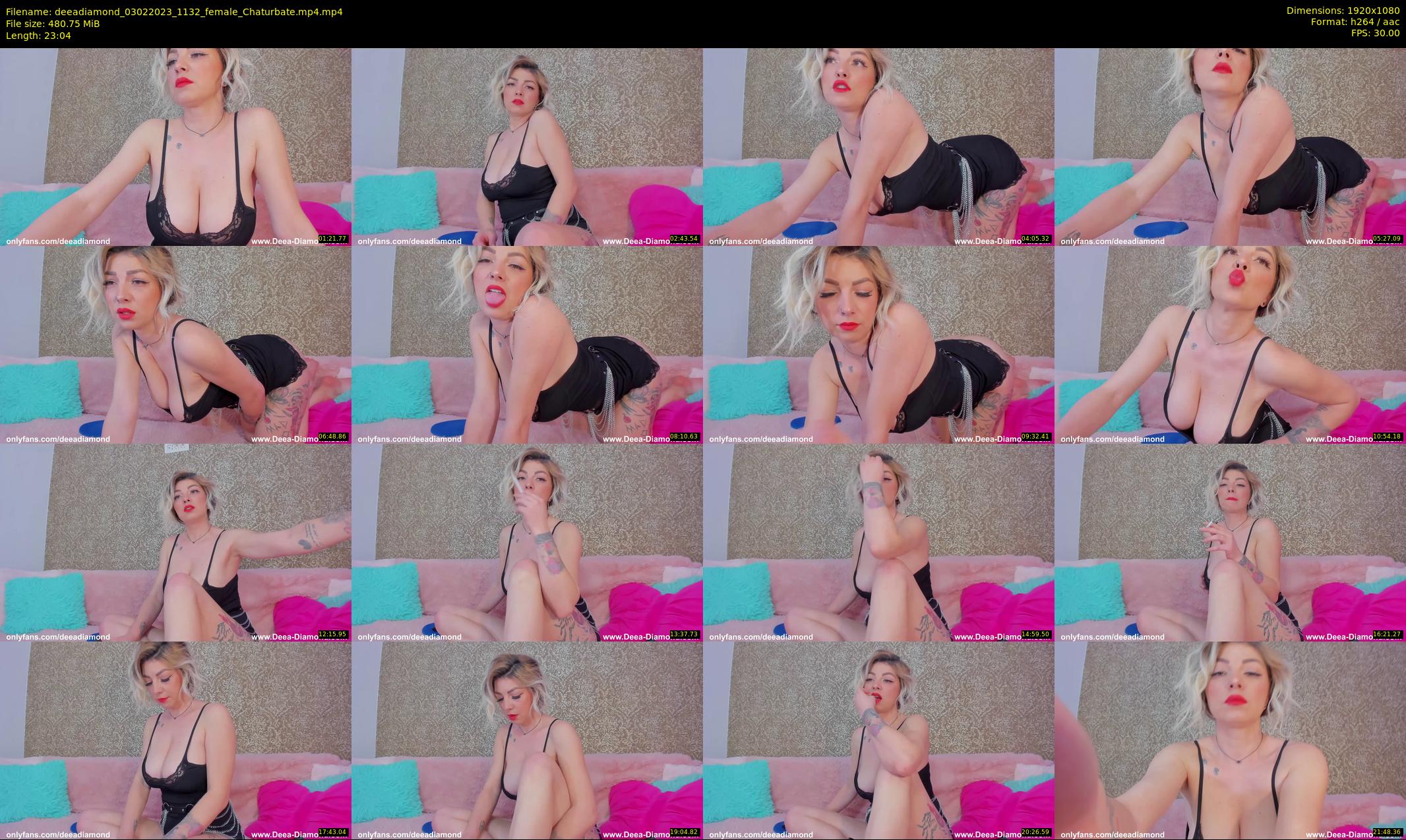 deeadiamond — 24 minute Chaturbate female cam show recording, 1080p, Feb 3, 2023