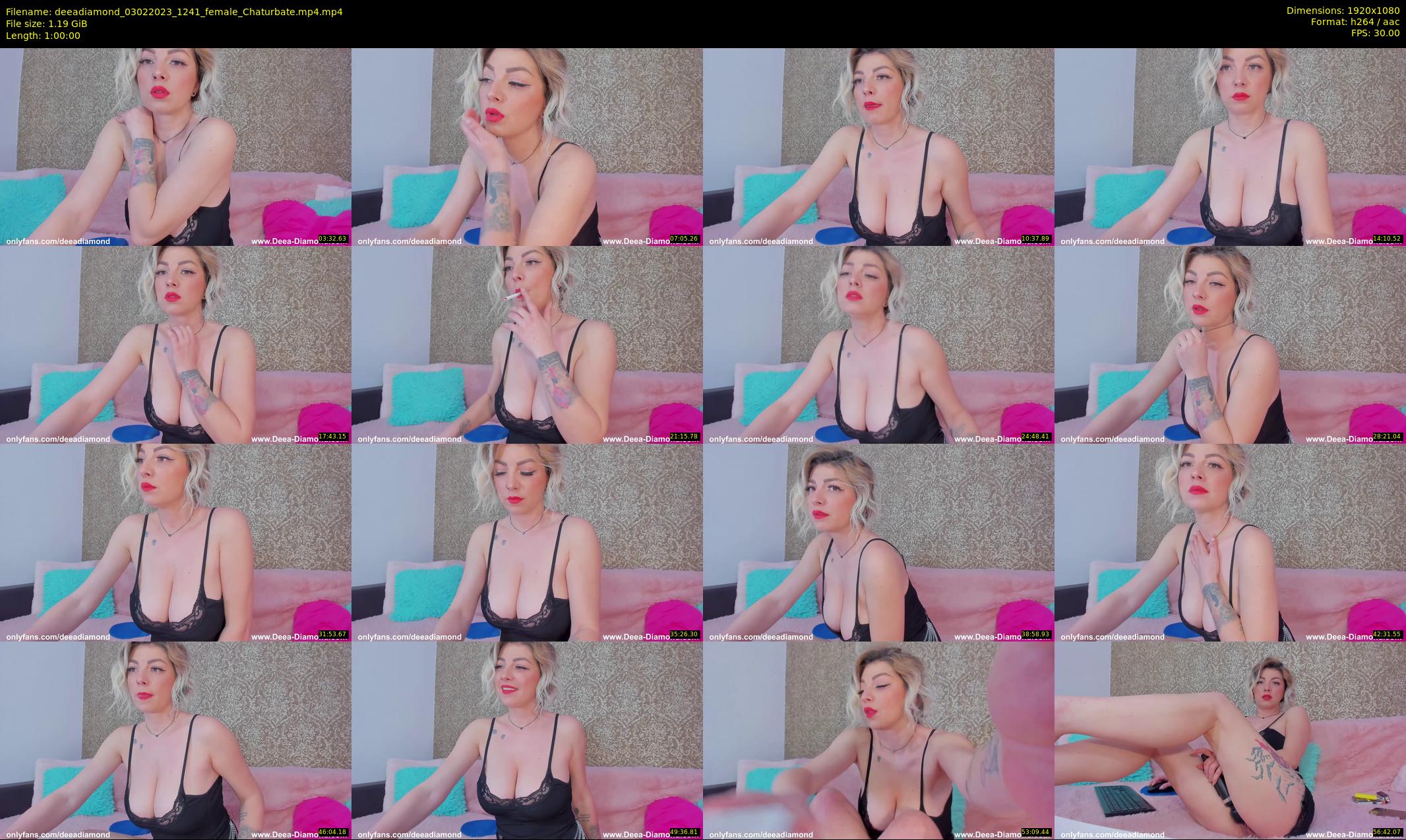 deeadiamond — 60 minute Chaturbate female cam show recording, 1080p, Feb 3, 2023