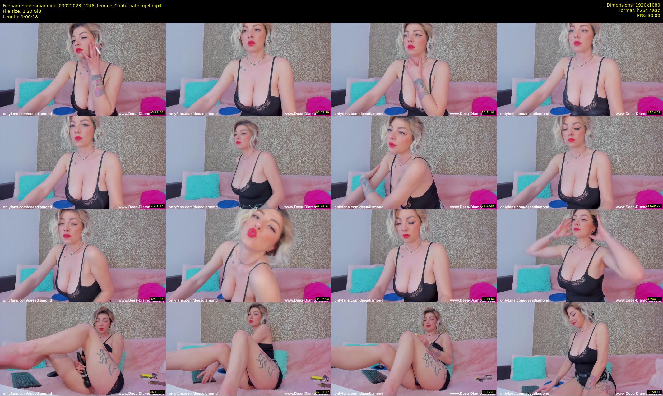 deeadiamond — 61 minute Chaturbate female cam show recording, 1080p, Feb 3, 2023