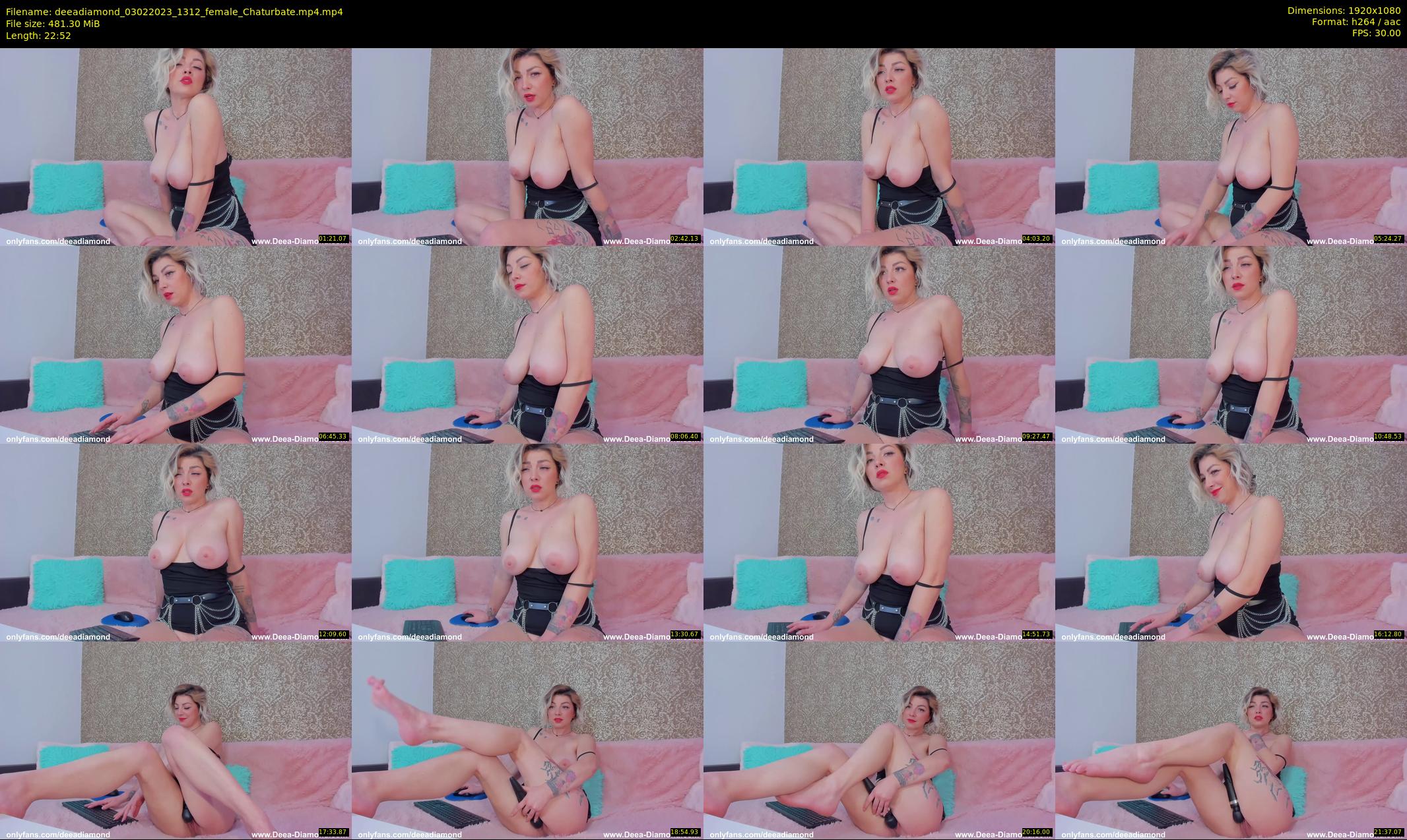 deeadiamond — 23 minute Chaturbate female cam show recording, 1080p, Feb 3, 2023