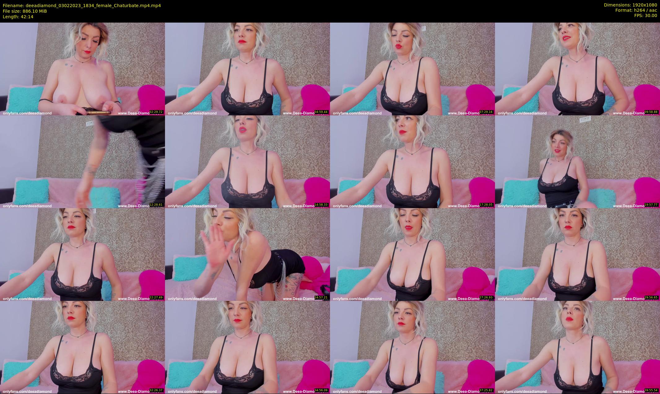 deeadiamond — 43 minute Chaturbate female cam show recording, 1080p, Feb 3, 2023