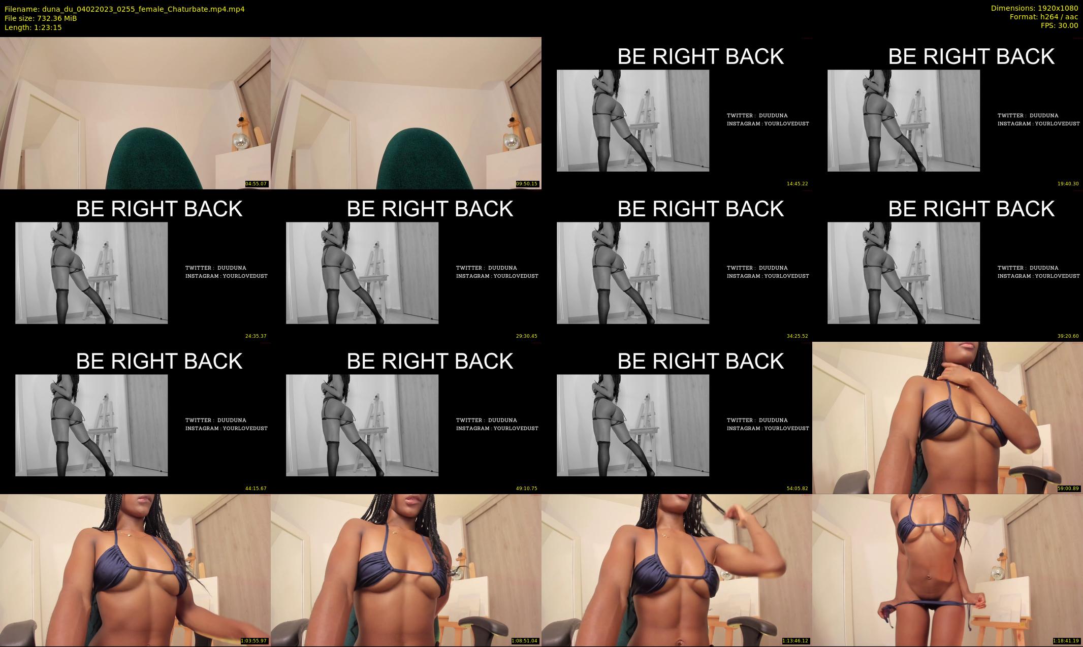 duna_du — 84 minute Chaturbate female cam show recording, 1080p, Feb 4, 2023