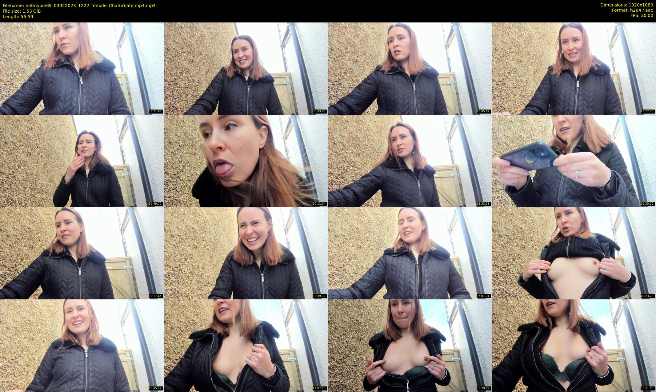 eatmypie69 — 57 minute Chaturbate female cam show recording, 1080p, Feb 3, 2023