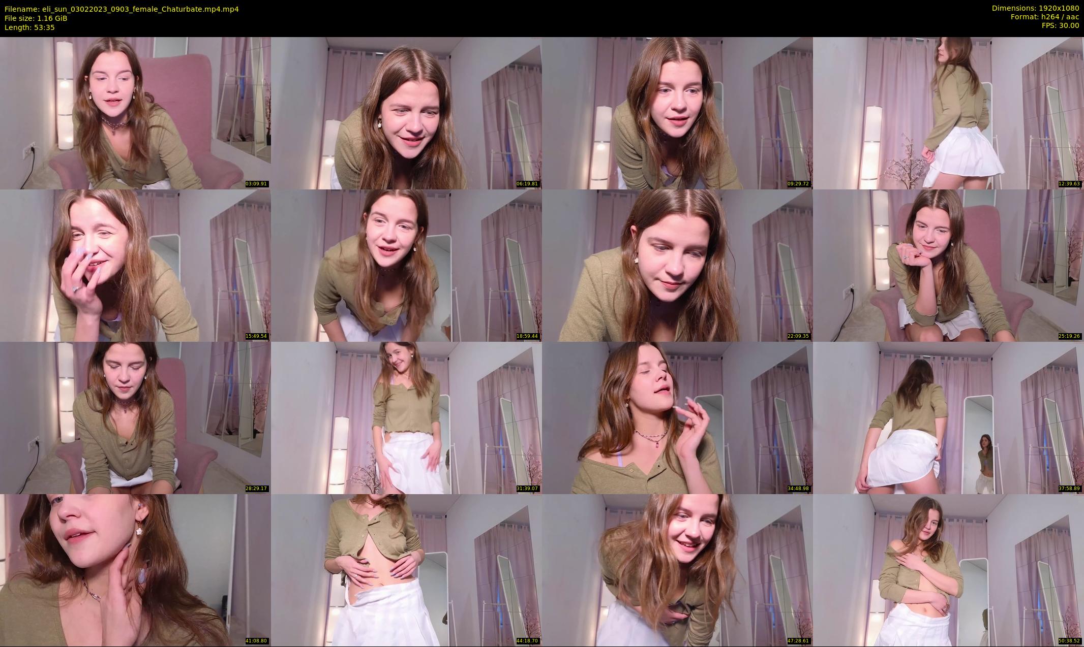 eli_sun — 54 minute Chaturbate female cam show recording, 1080p, Feb 3, 2023