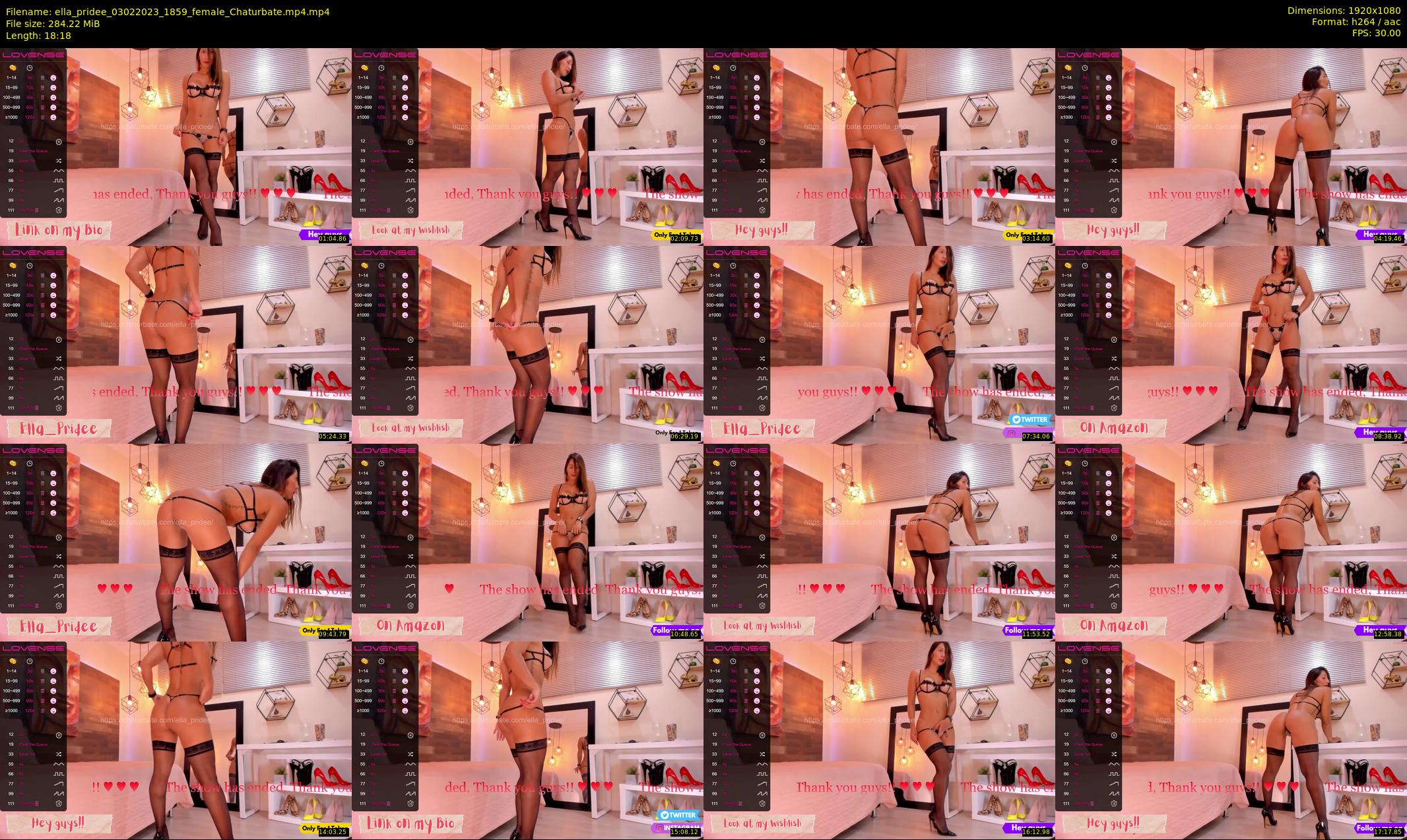 ella_pridee — 19 minute Chaturbate female cam show recording, 1080p, Feb 3, 2023